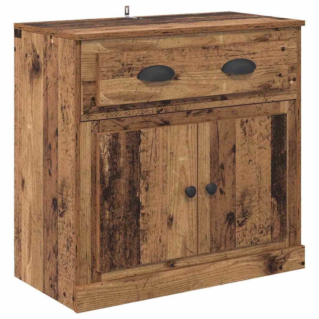 Dressoirs 2 pcs Oud Hout 70 x 35,5 x 67,5 cm Bewerkt hout – afbeelding 7