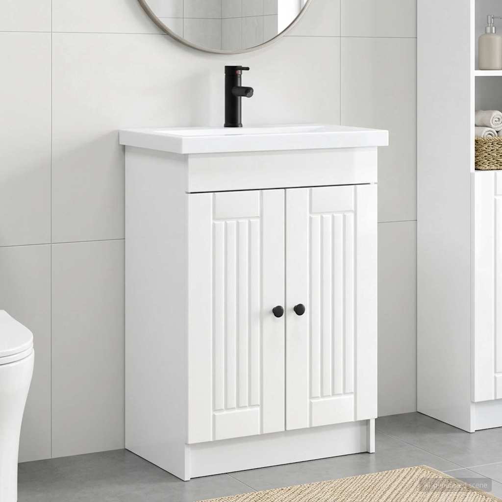 Badkamermeubelset Hoogglans Wit 78,5 x 37,5 x 81 cm