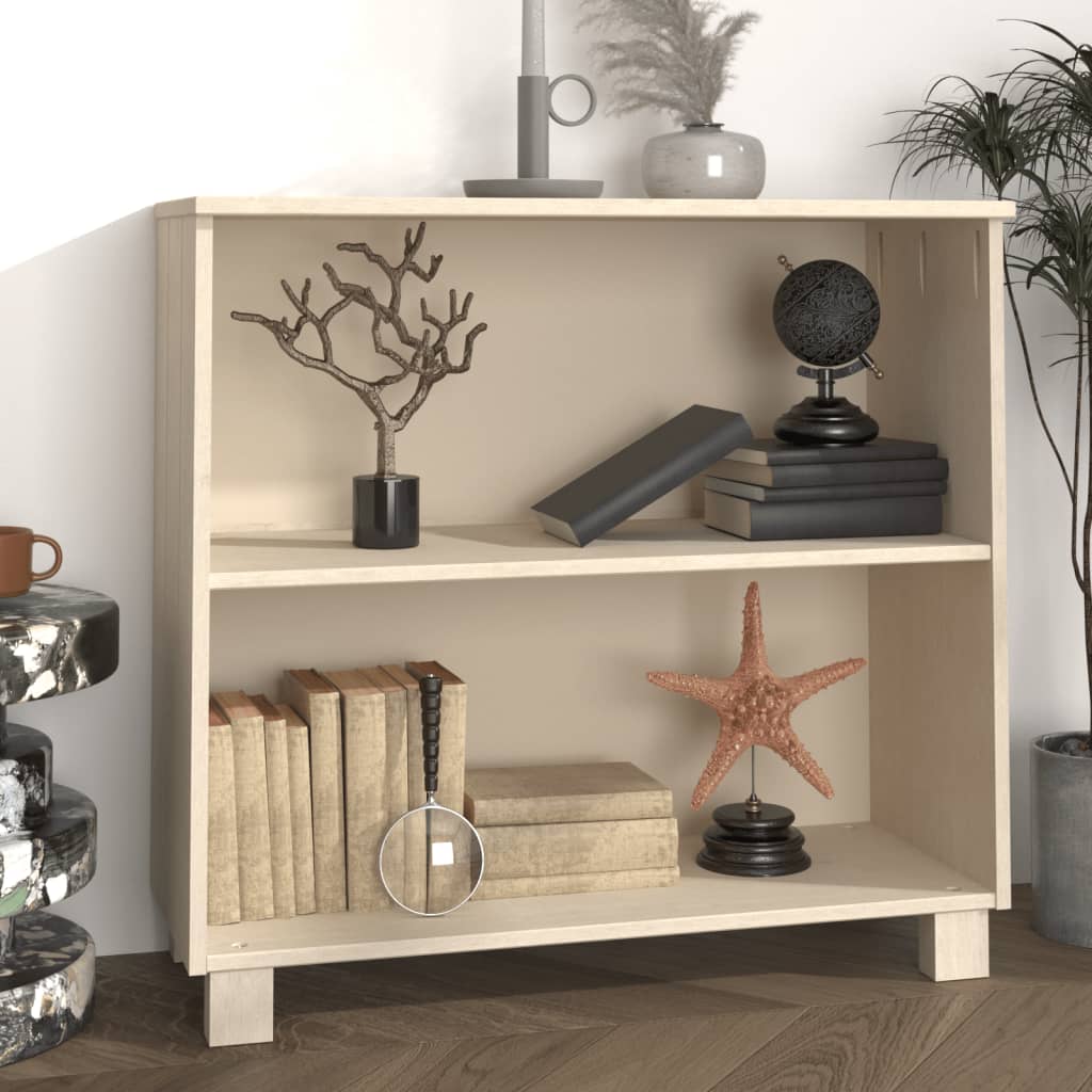 Dressoir HAMAR 85x35x80 cm massief grenenhout honingbruin