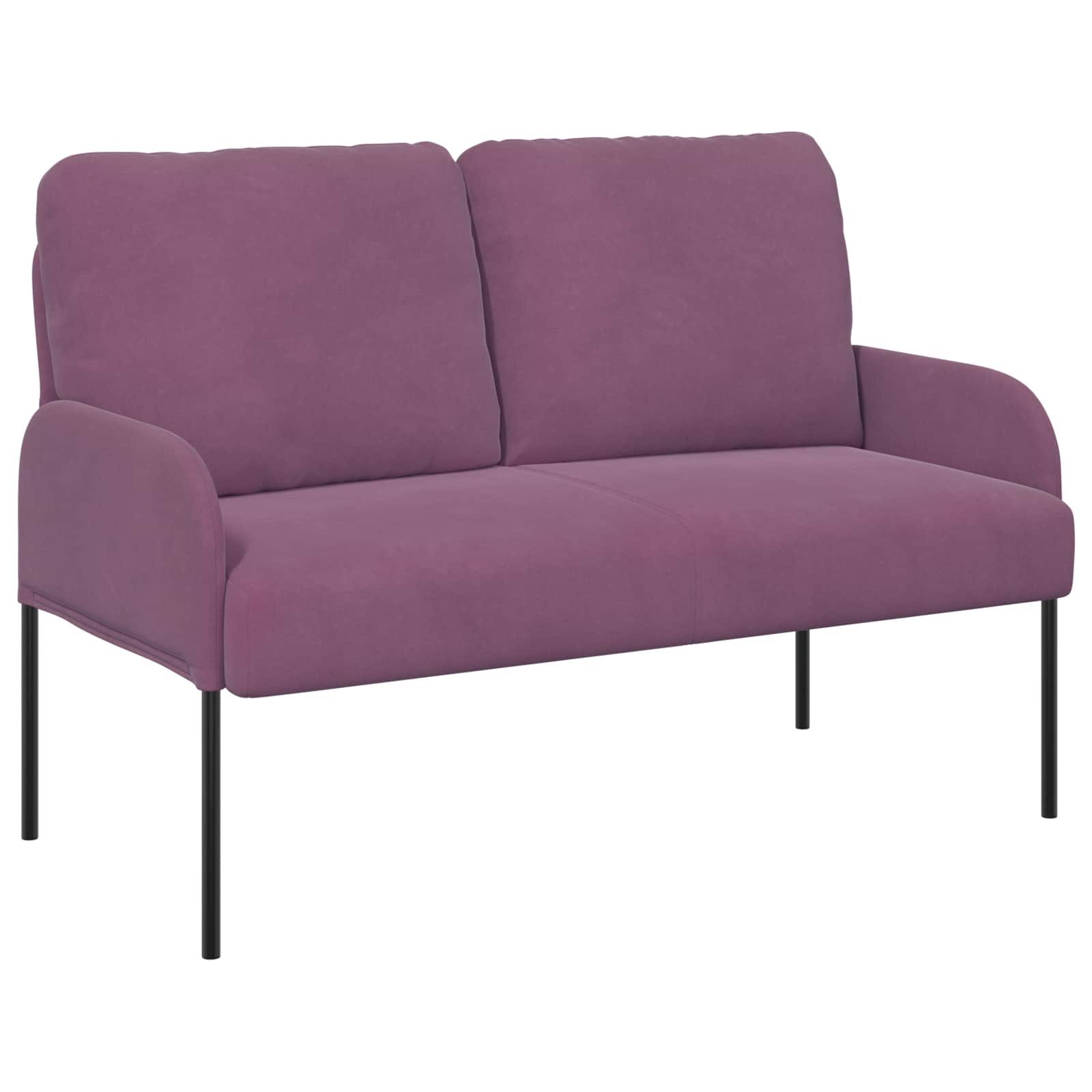 Sofa-Sets met kussen 3 pcs Paars 115 x 56 x 80 cm Multiplex – afbeelding 5