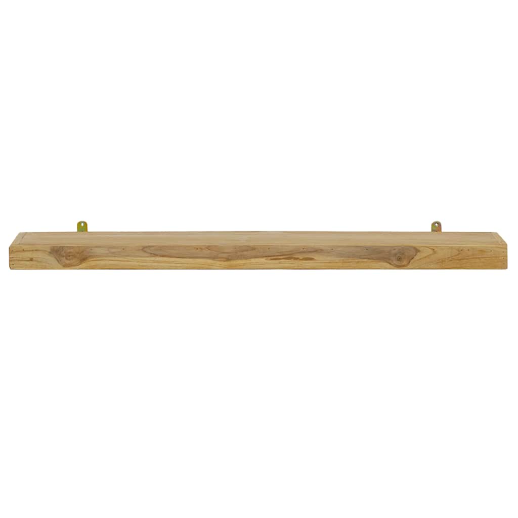 Wandschappen 2 st 90x15x4 cm massief teakhout – afbeelding 3