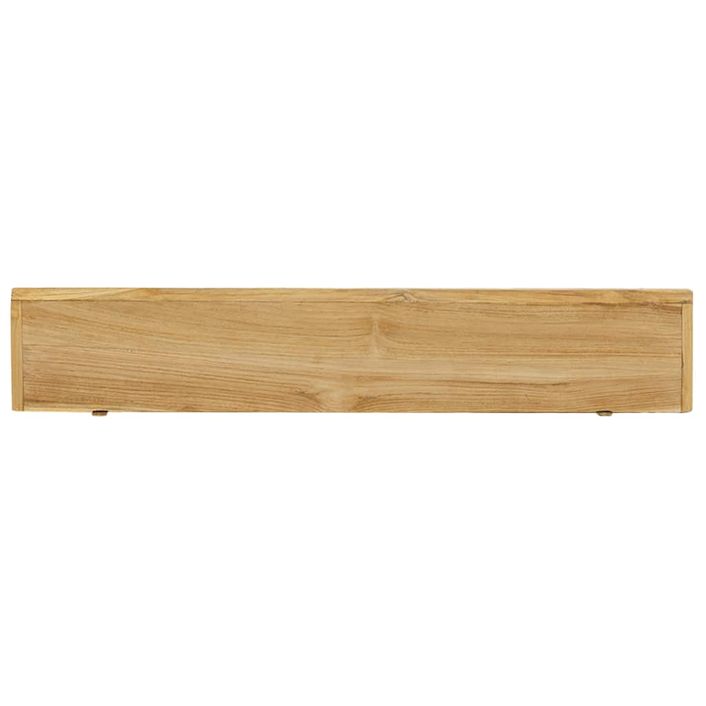 Wandschappen 2 st 90x15x4 cm massief teakhout – afbeelding 6