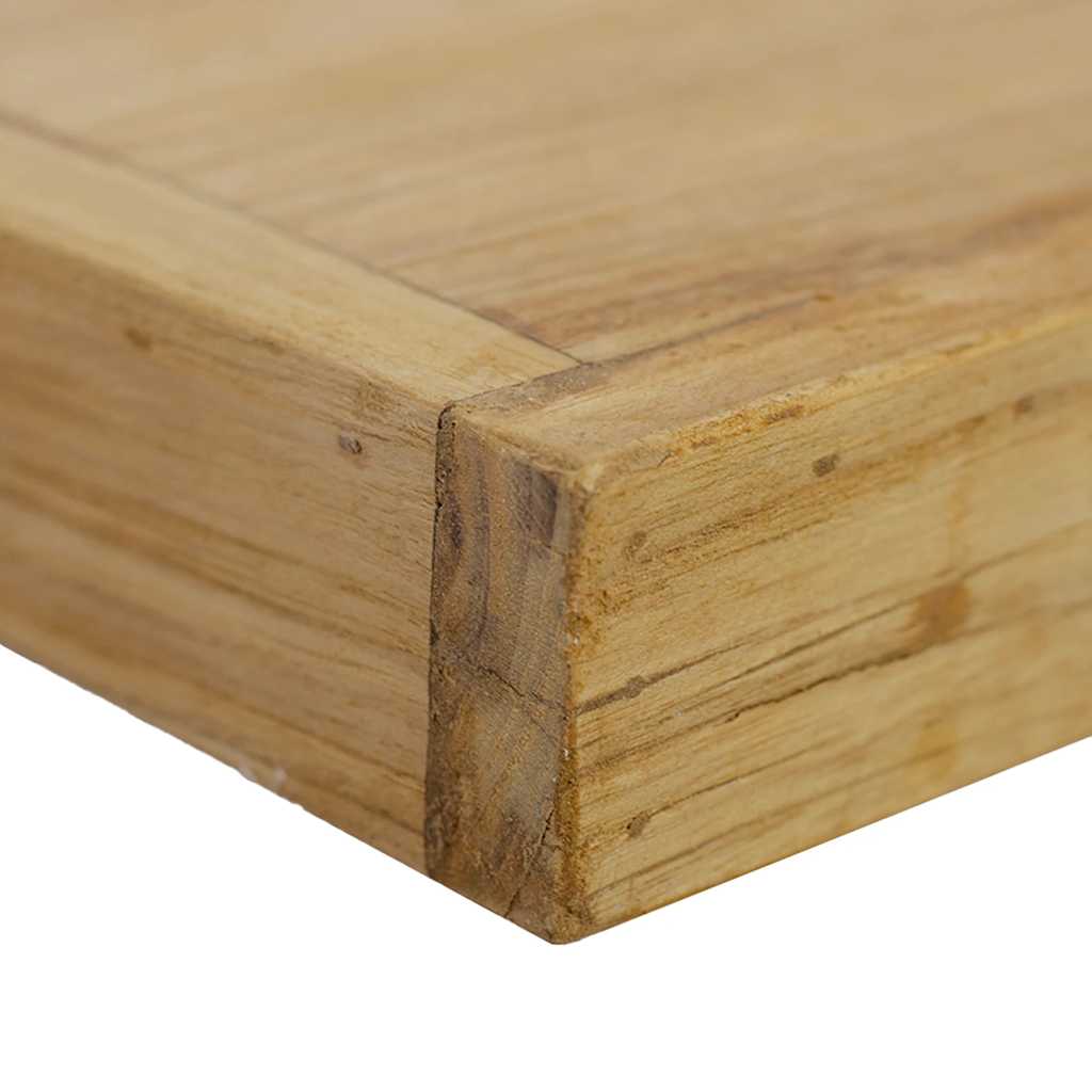Wandschappen 2 st 90x15x4 cm massief teakhout – afbeelding 7