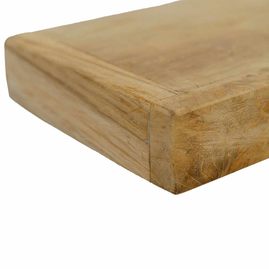 Wandschappen 2 st 110x15x4 cm massief teakhout – afbeelding 7