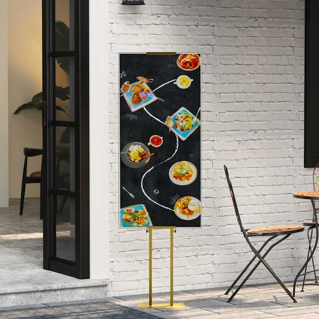 Beurs Displays 2 pcs Goud 30 x 23,5 x 210 cm Staal