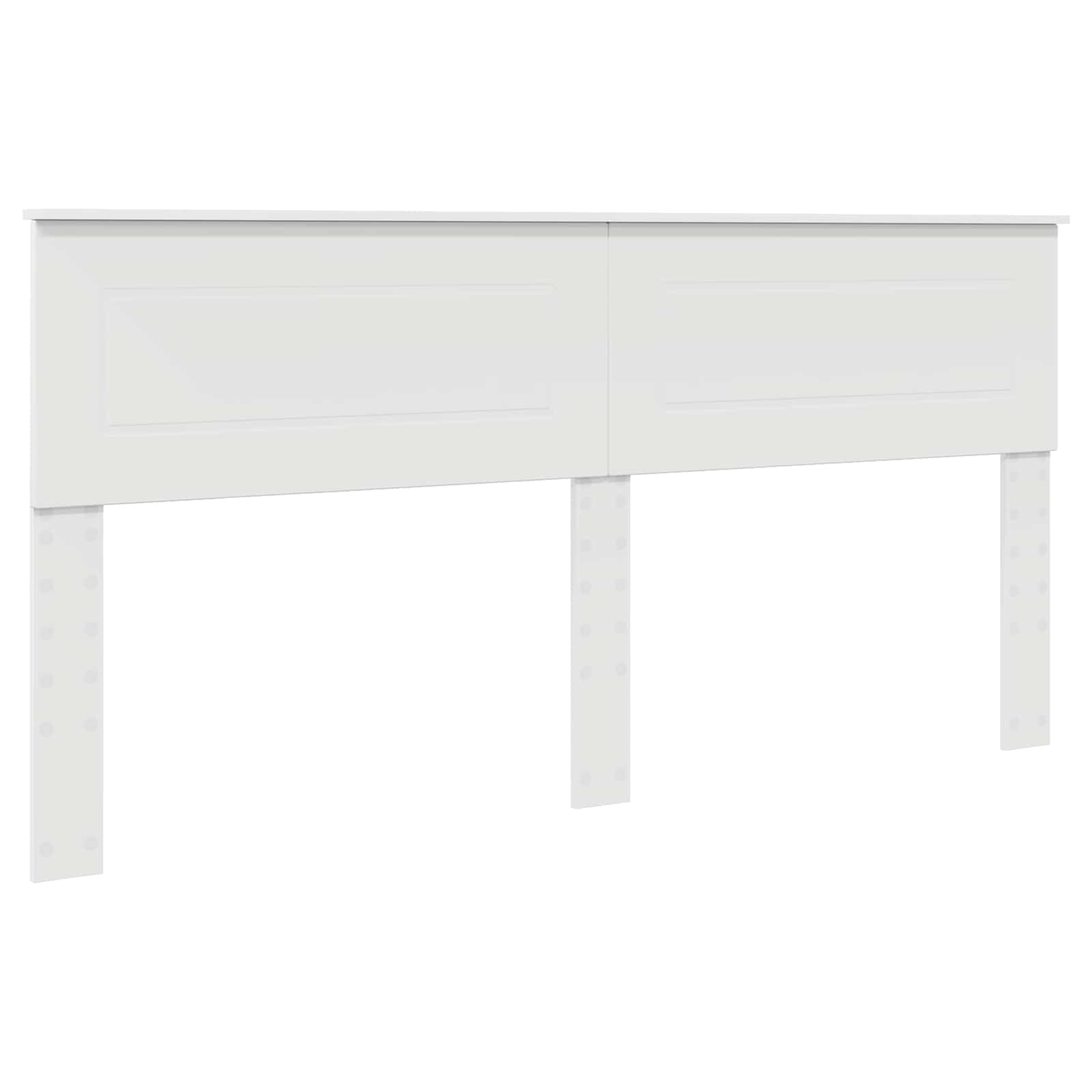 Bedframe met hoofdeinde Wit 180 x 200 cm Bewerkt hout – afbeelding 6
