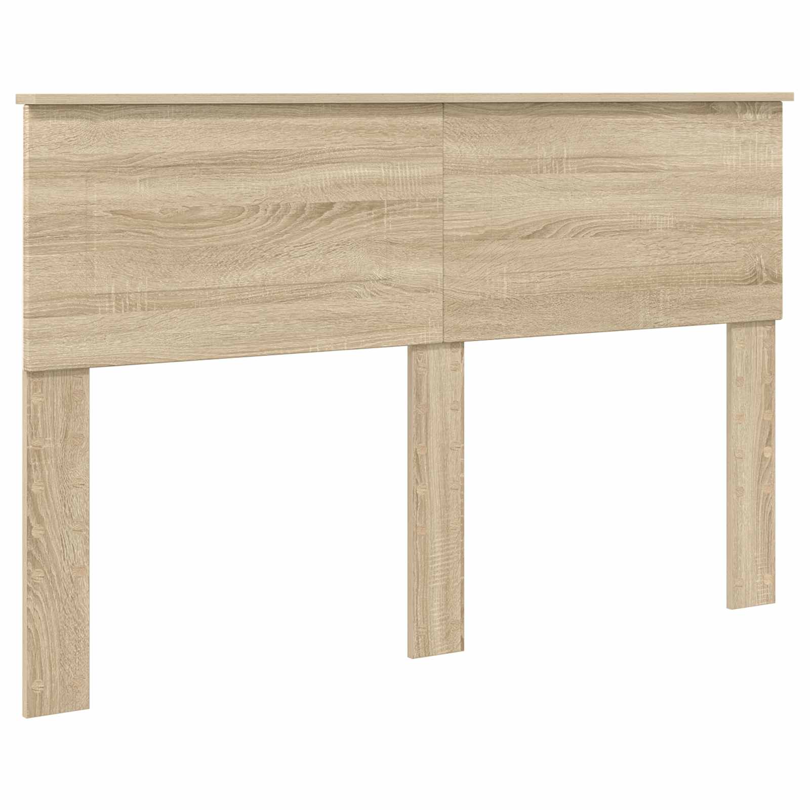 Bedframe met hoofdeinde Sonoma Eiken 140 x 200 cm Bewerkt hout – afbeelding 6
