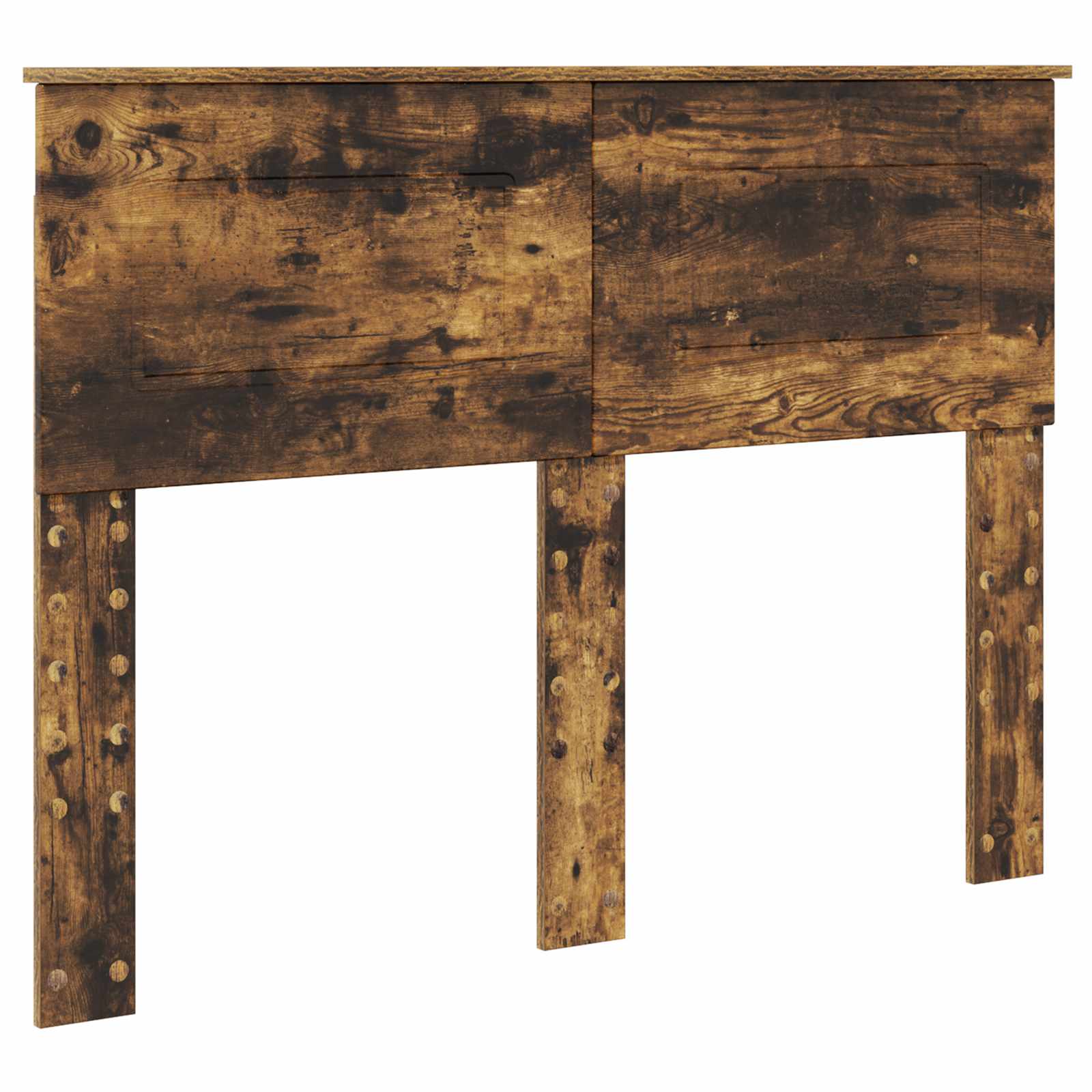 Opslag bed met lade Gerookt eiken 120 x 200 cm Bewerkt hout – afbeelding 7