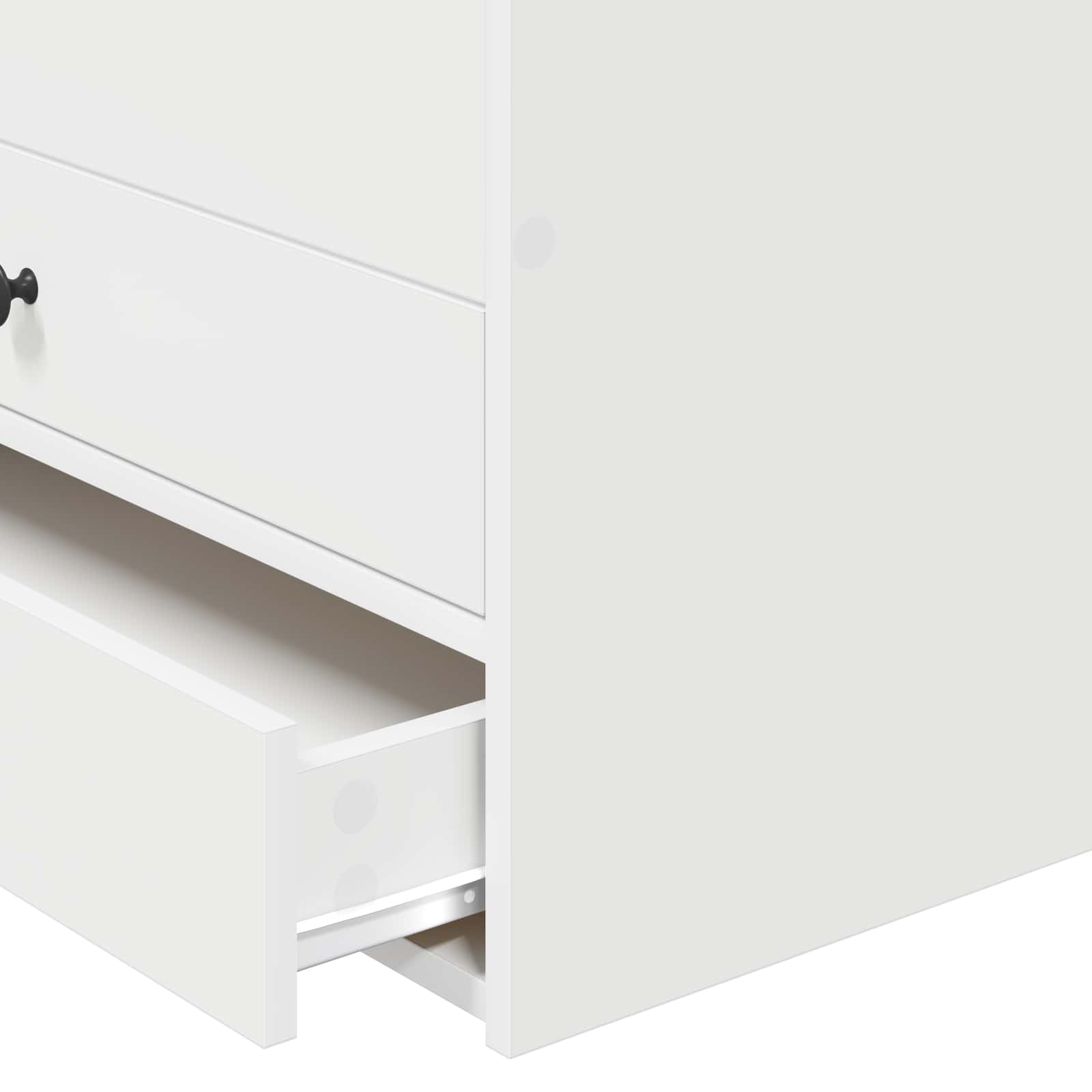 Slaapbank met lade Wit en zwart 90 x 200 cm Bewerkt hout – afbeelding 11