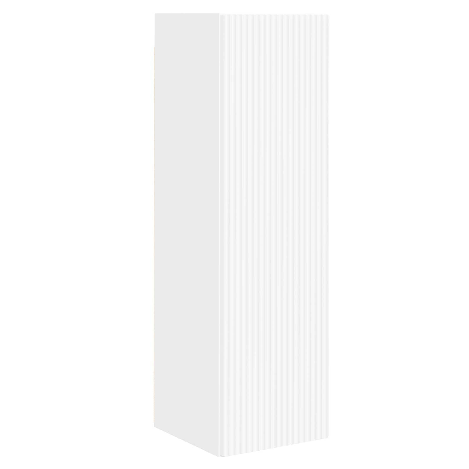 TV Wandkast Set Wandgemonteerd 4 pcs Wit Bewerkt hout – afbeelding 6