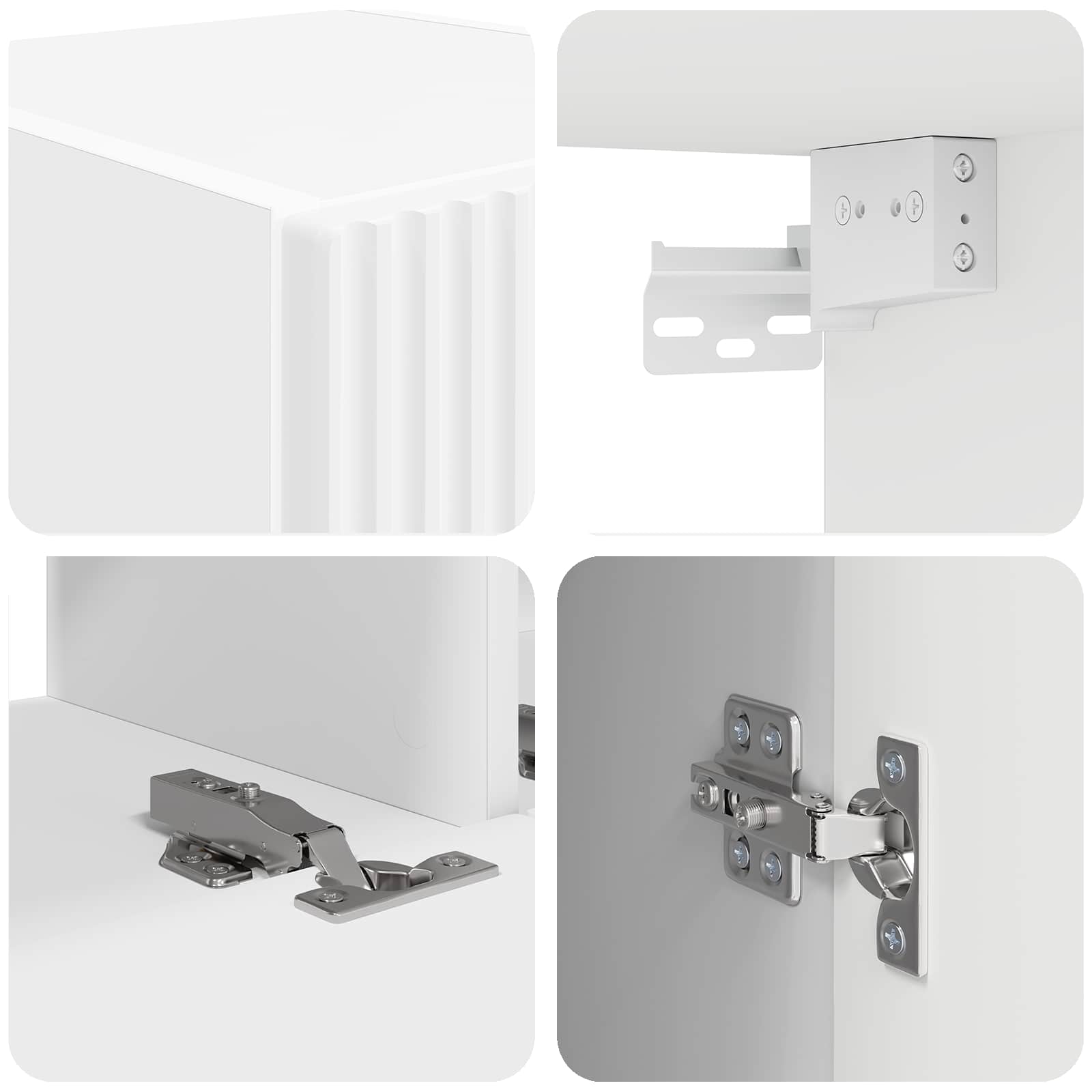TV-kast 8 pcs Wit – afbeelding 10