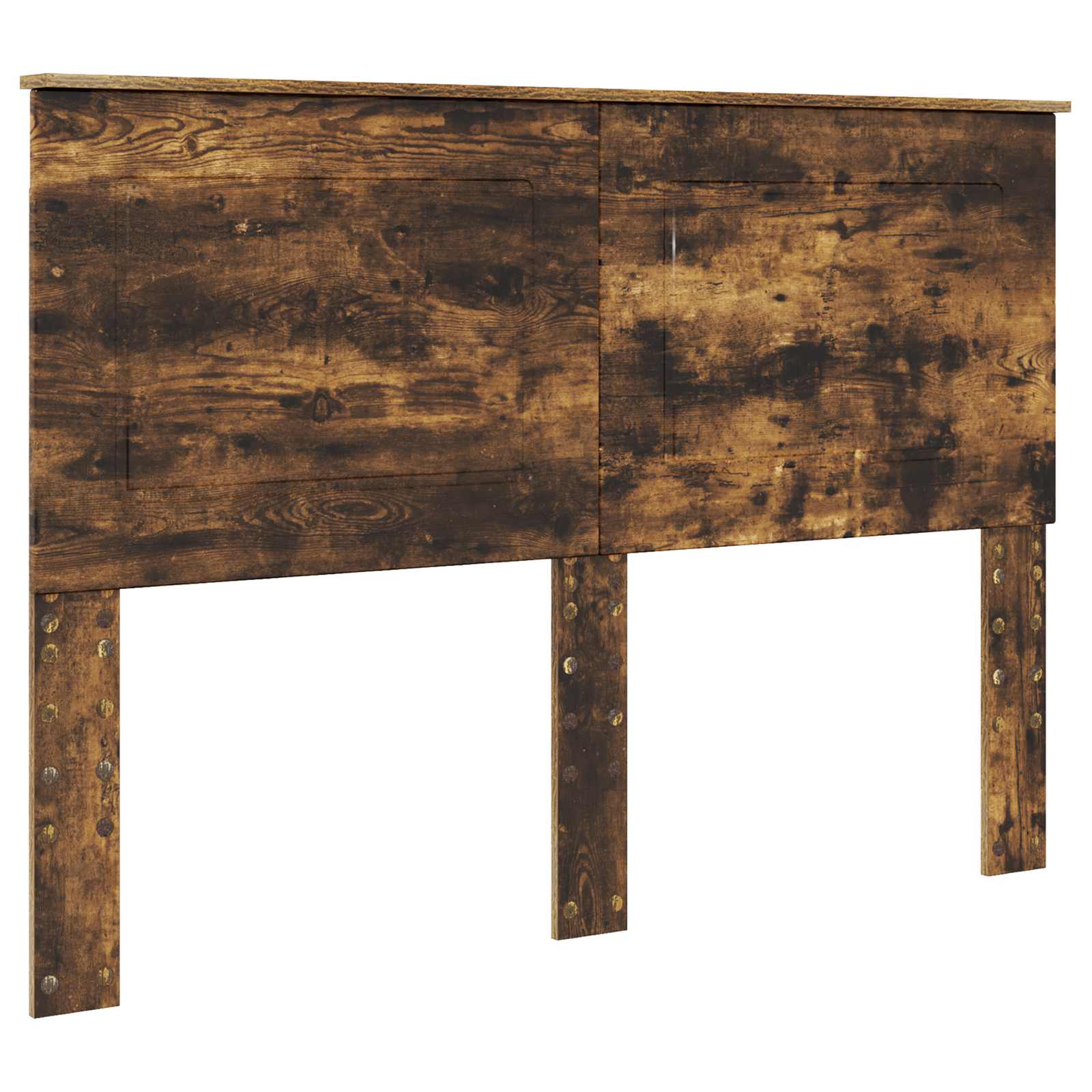 Bedframe met lade Gerookt eiken 150 x 200 cm Massief grenenhout – afbeelding 6