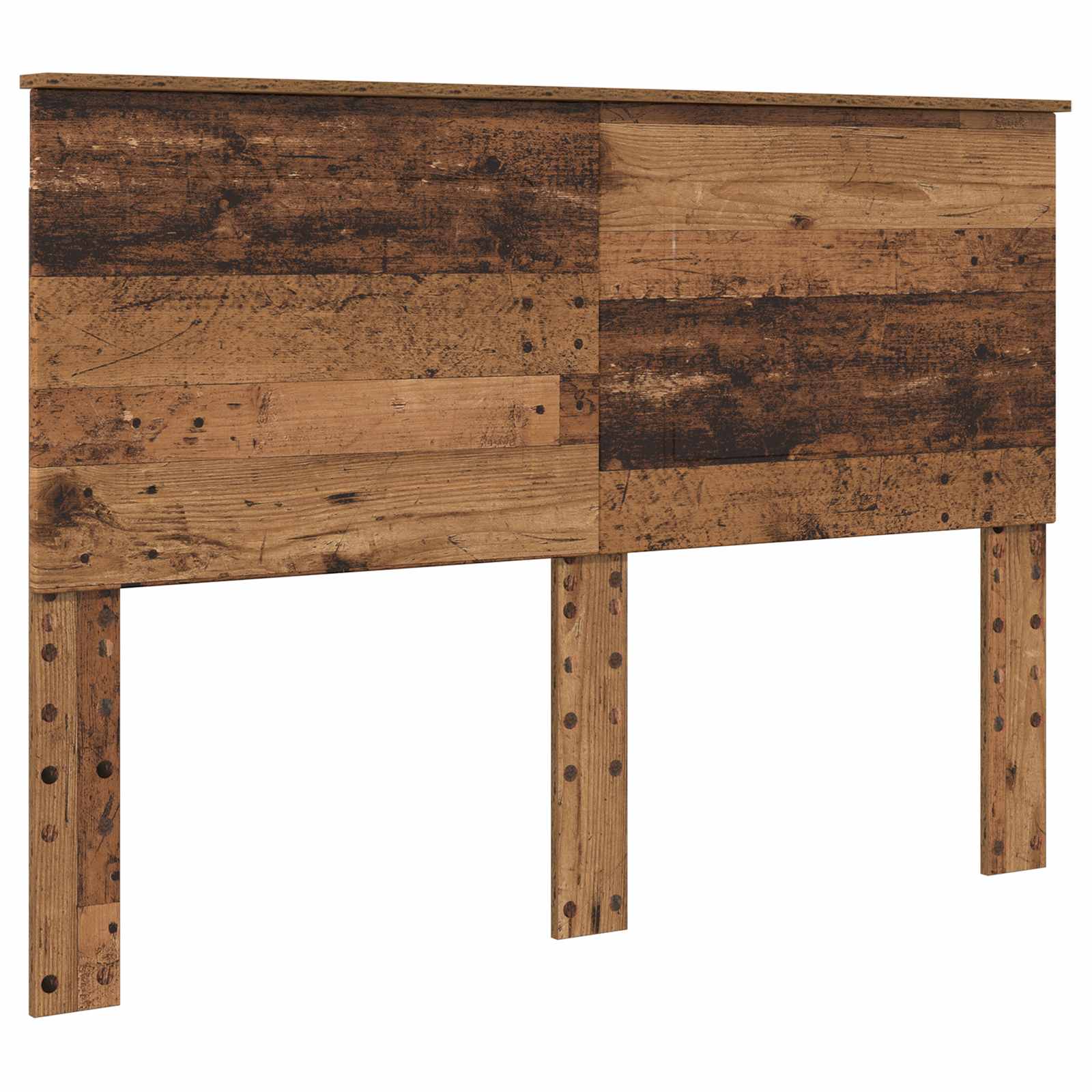 Bedframe met hoofdeinde Oudhout 140 x 200 cm Massief grenenhout – afbeelding 6