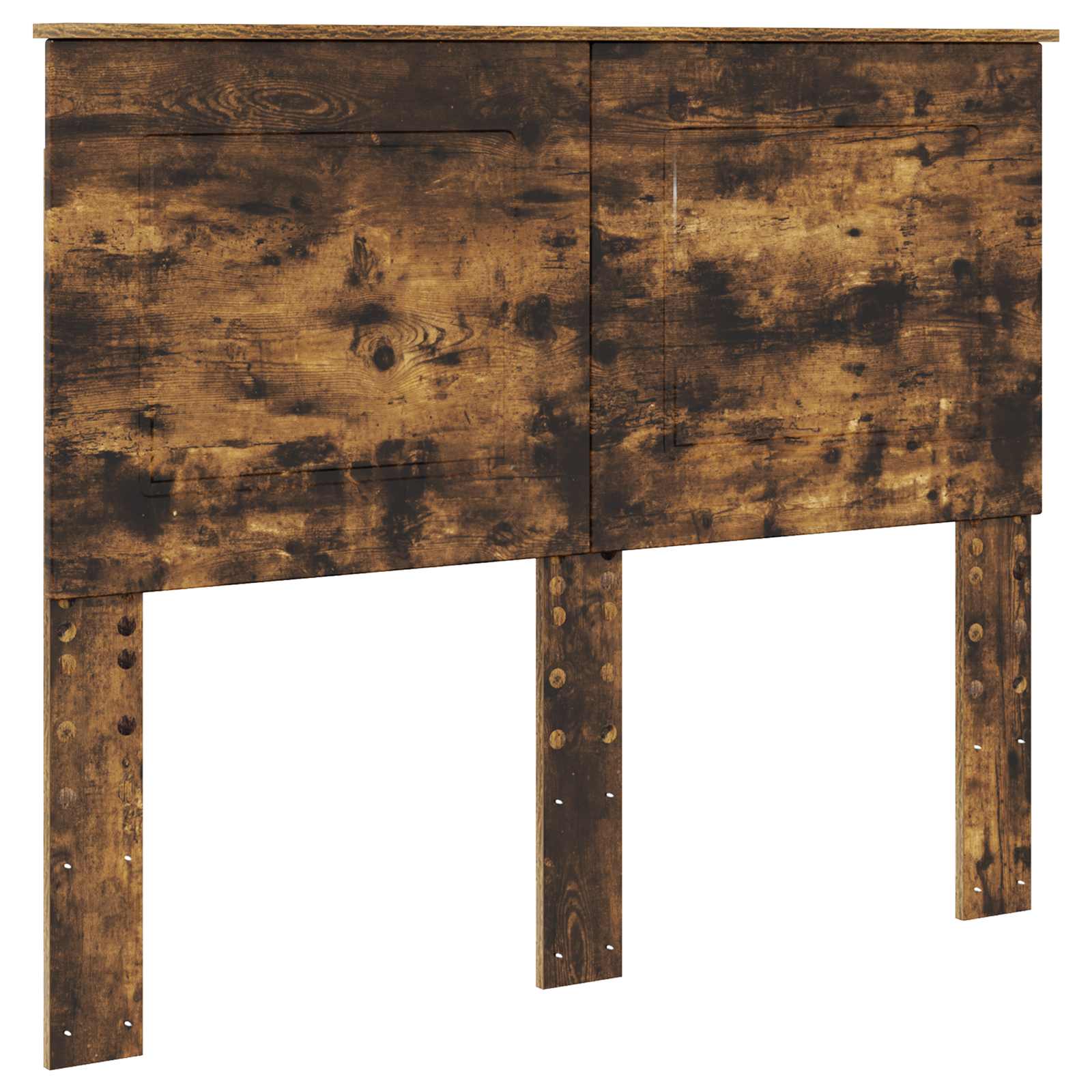 Opslag bed met lade Gerookt eiken 120 x 200 cm Bewerkt hout – afbeelding 7