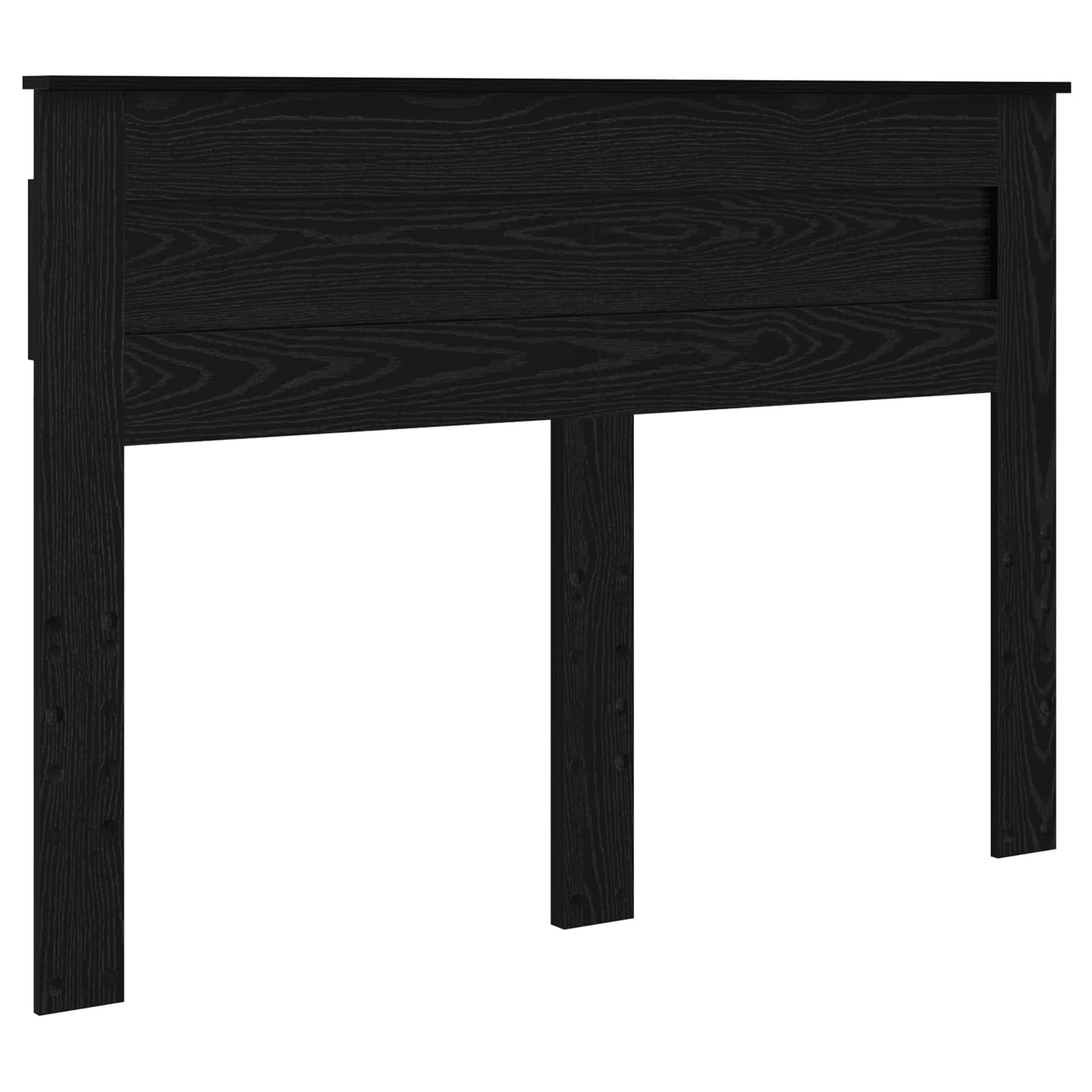 Bedframe met hoofdeinde Zwart 140 x 200 cm Massief grenenhout – afbeelding 6