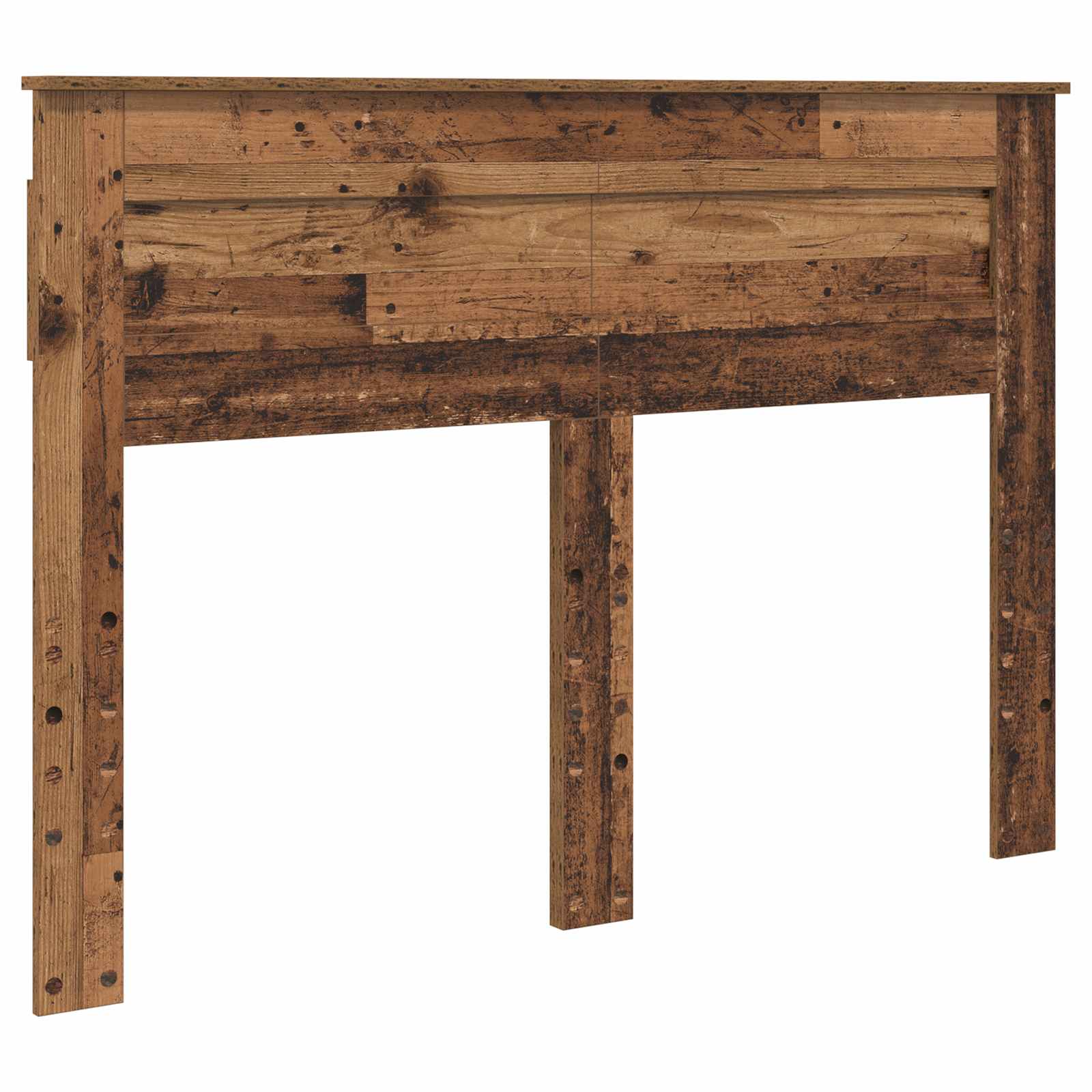 Bedframe met hoofdeinde Oudhout 140 x 200 cm Massief grenenhout – afbeelding 6