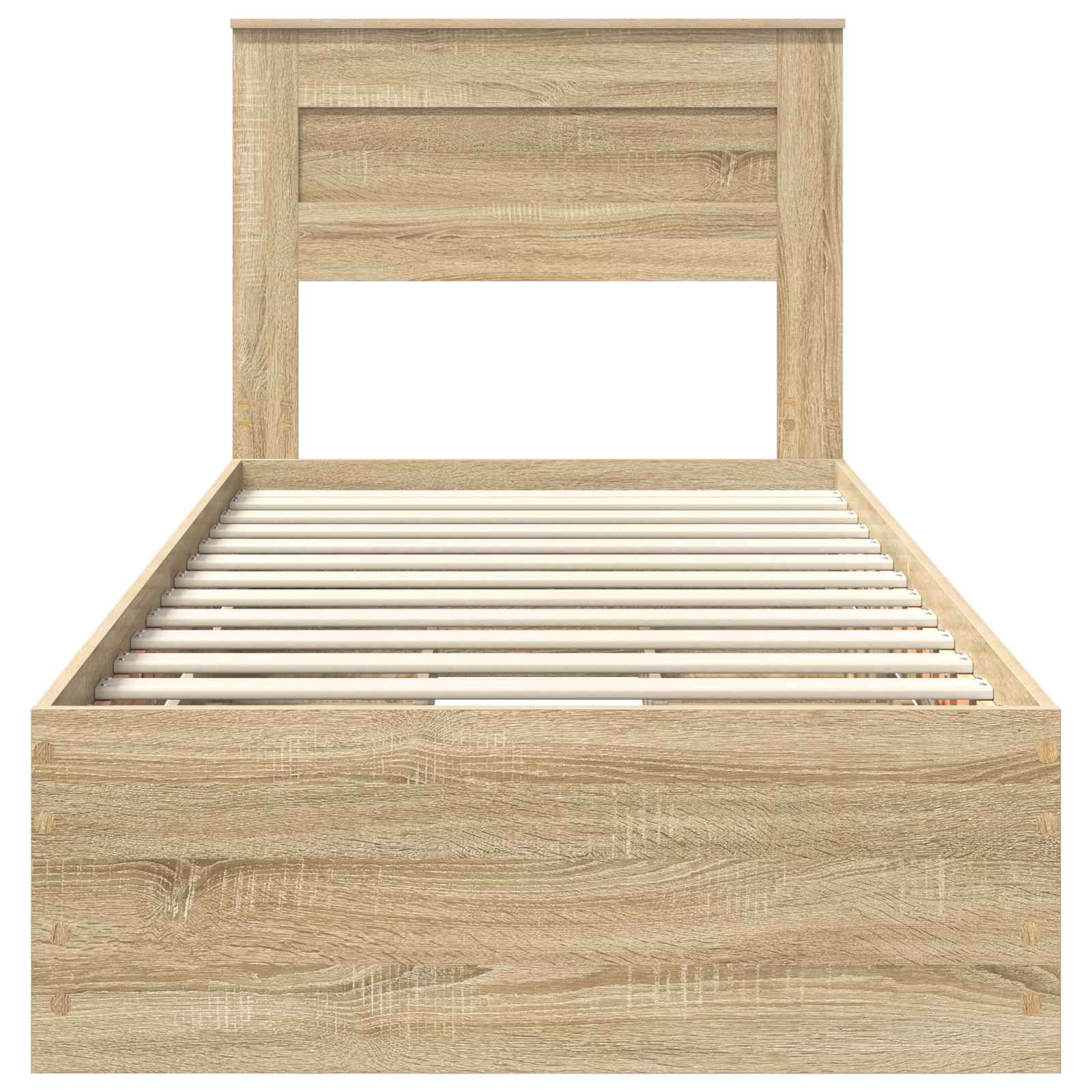 Bedframe met lade Sonoma Eiken 90 x 190 cm Ingenieurshout – afbeelding 8