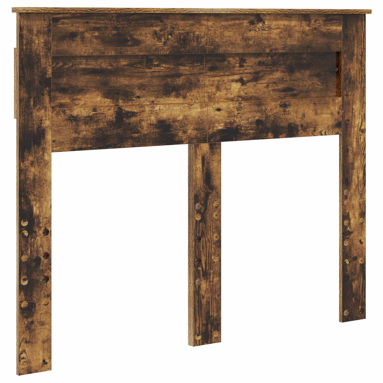 Opslag bed met lade Gerookt eiken 120 x 200 cm Bewerkt hout – afbeelding 7