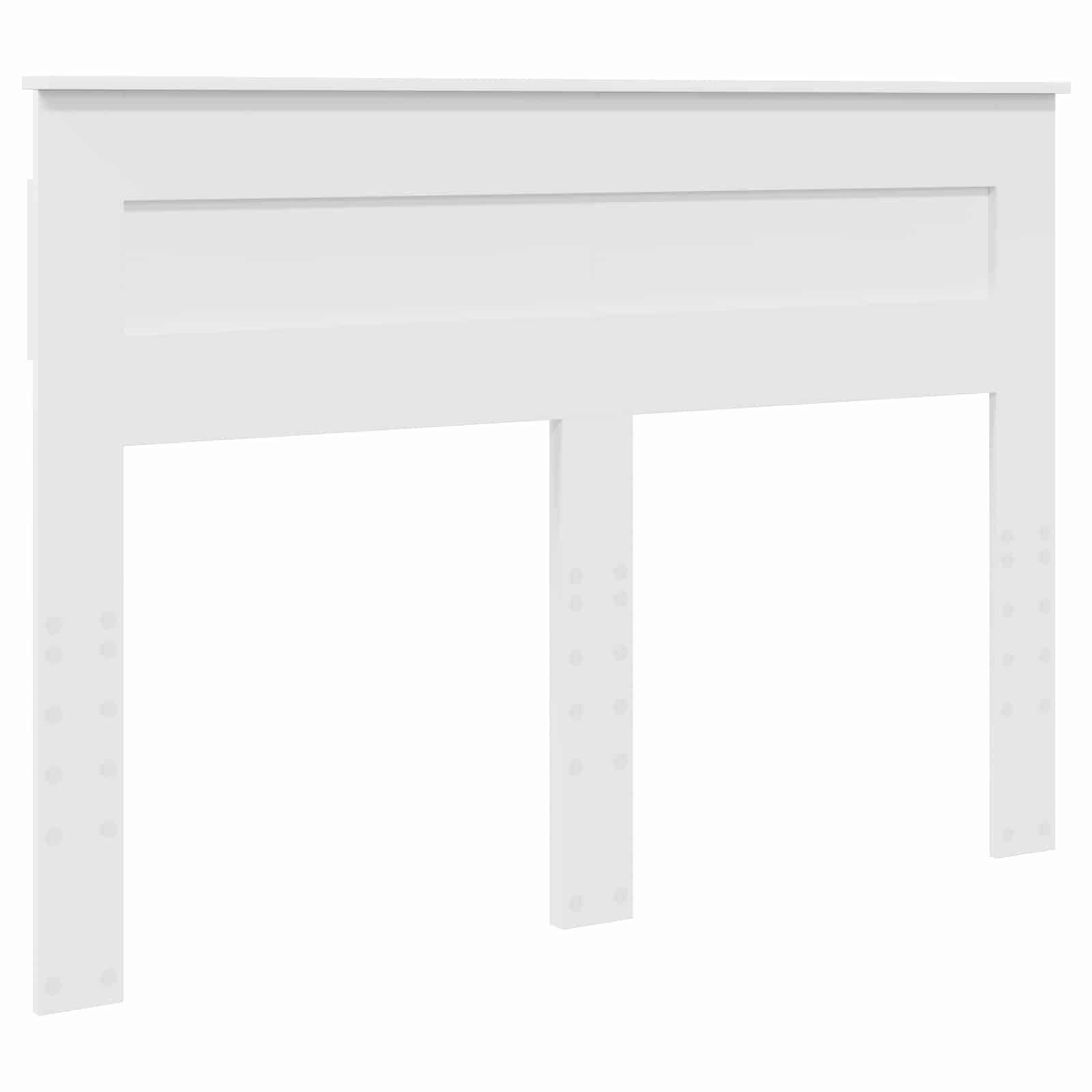 Bedframe met hoofdeinde met lade Wit 150 x 200 cm Bewerkt hout – afbeelding 7