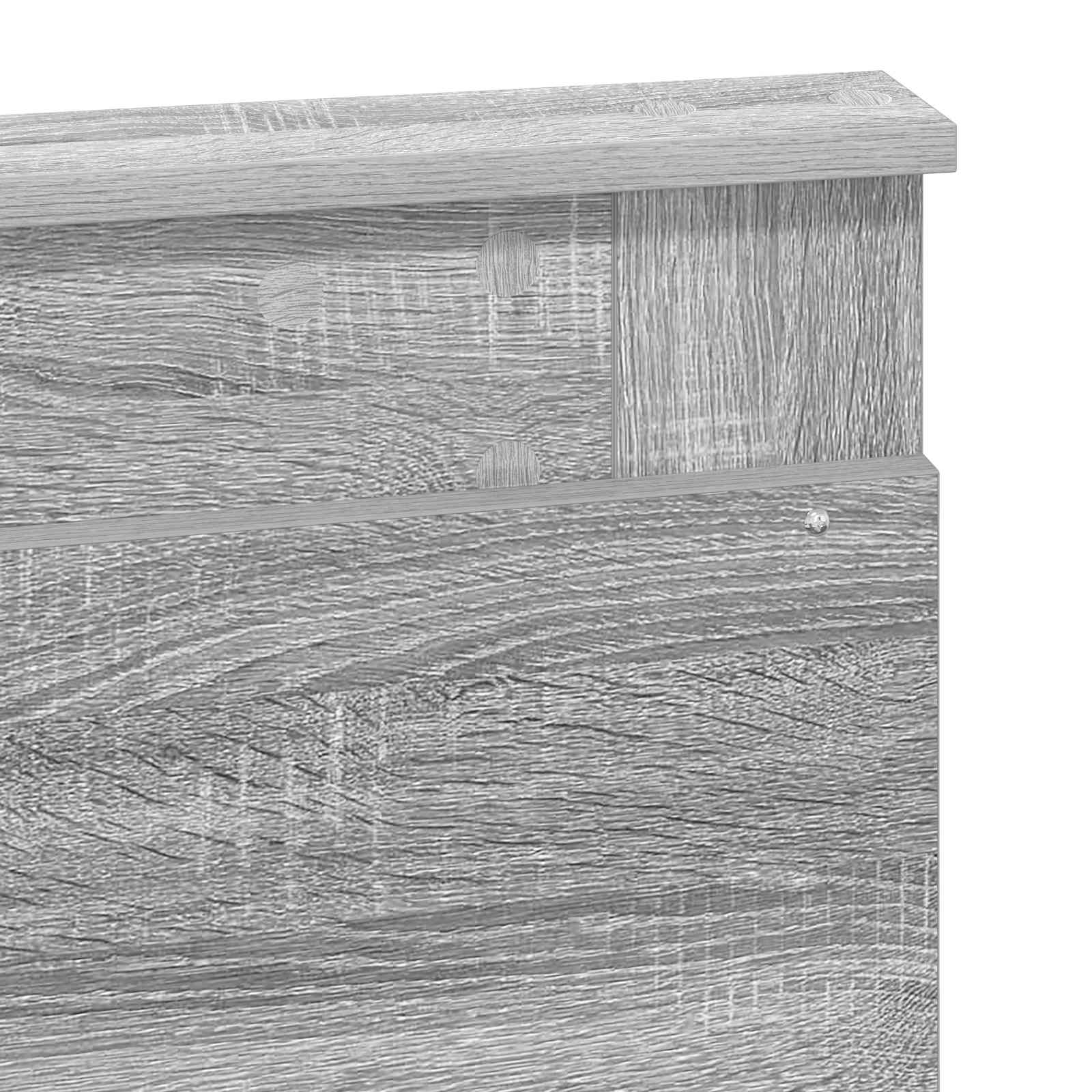 Bedframe Grijs Sonoma 160 x 200 cm Massief grenenhout – afbeelding 11
