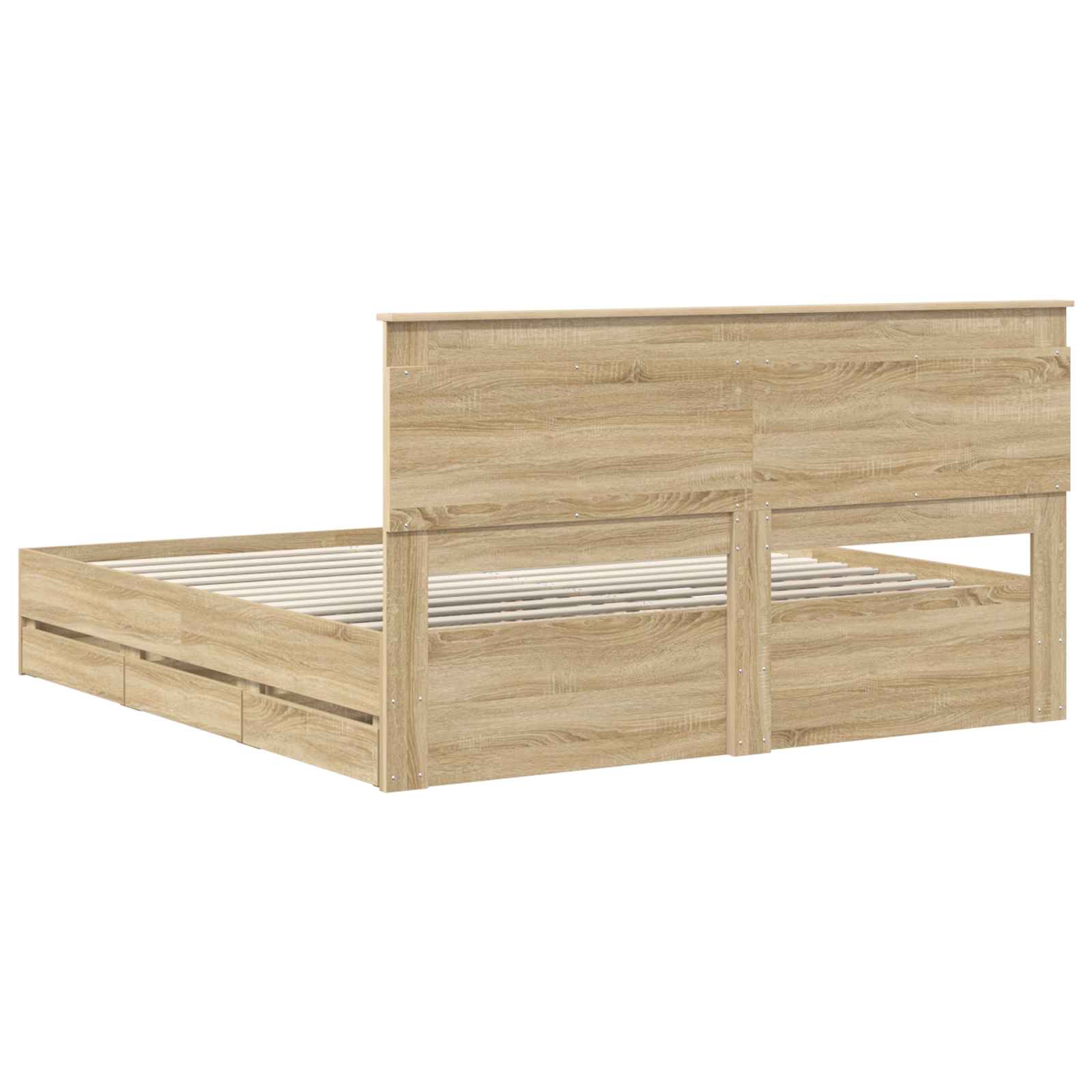 Bedframe met lade Sonoma Eiken 180 x 200 cm Ingenieurshout – afbeelding 10