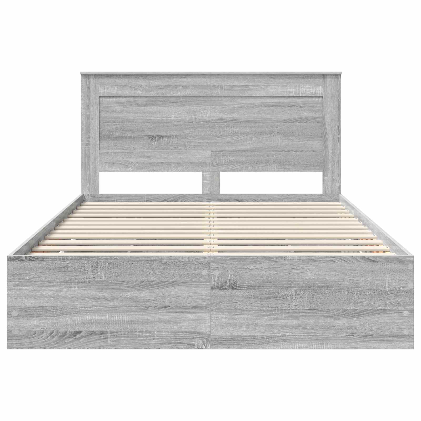 Bedframe met lade Grijs Sonoma 140 x 190 cm Ingenieurshout – afbeelding 8