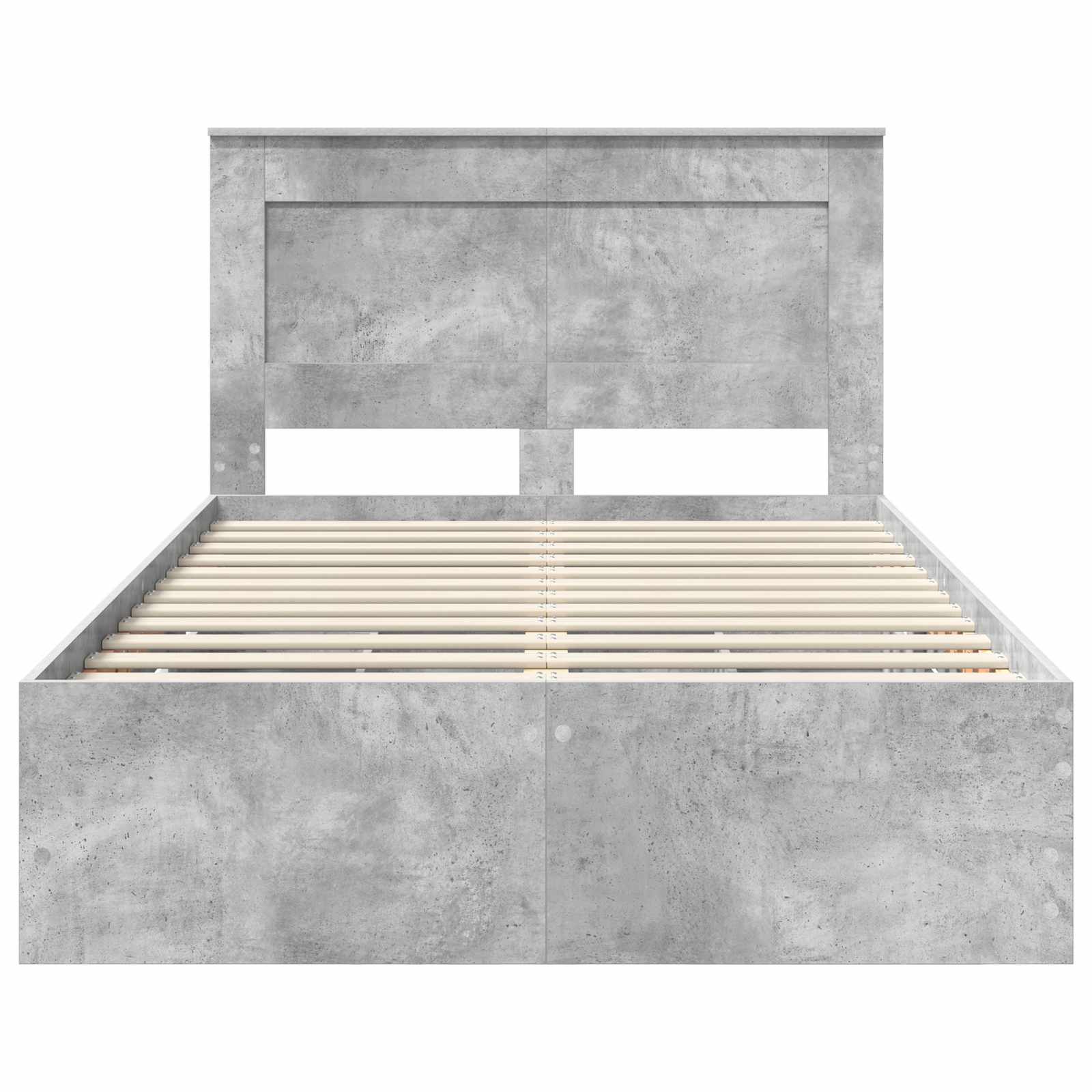 Bedframe met lade Beton Grijs 120 x 190 cm Ingenieurshout – afbeelding 8