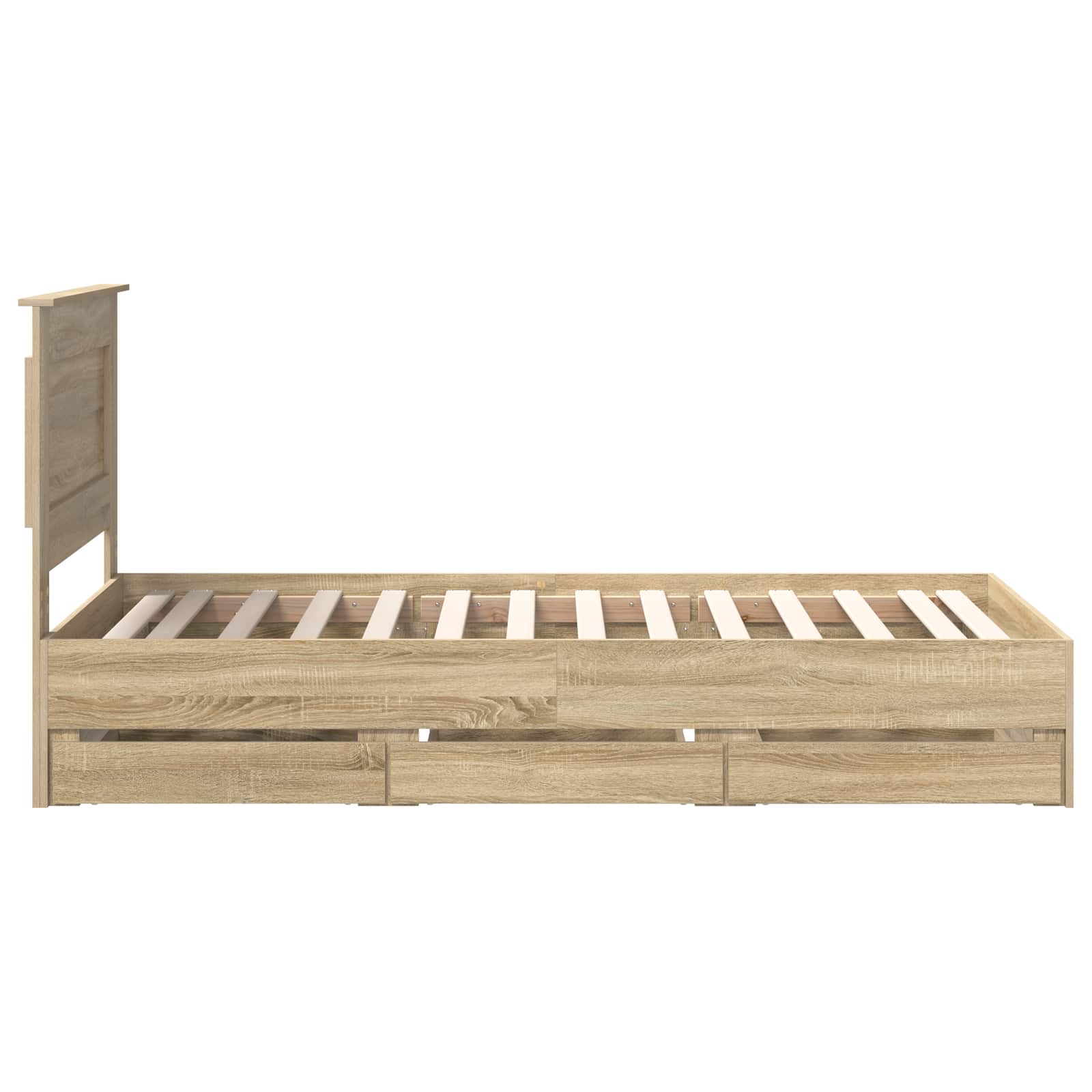 Bedframe met lade Sonoma Eiken 90 x 190 cm Ingenieurshout – afbeelding 9