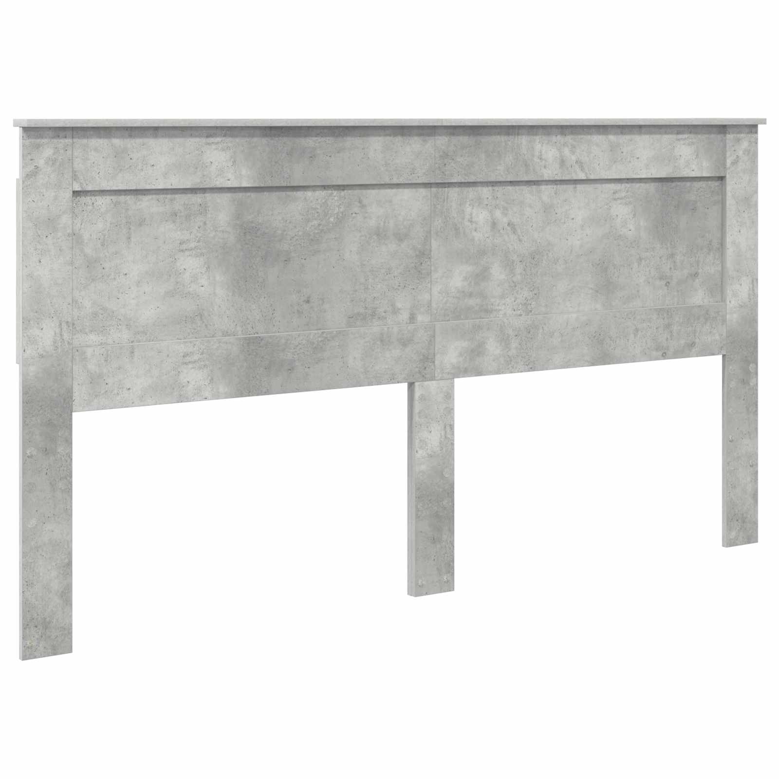 Opslag bed met hoofdeinde Beton Grijs 180 x 200 cm Bewerkt hout – afbeelding 7