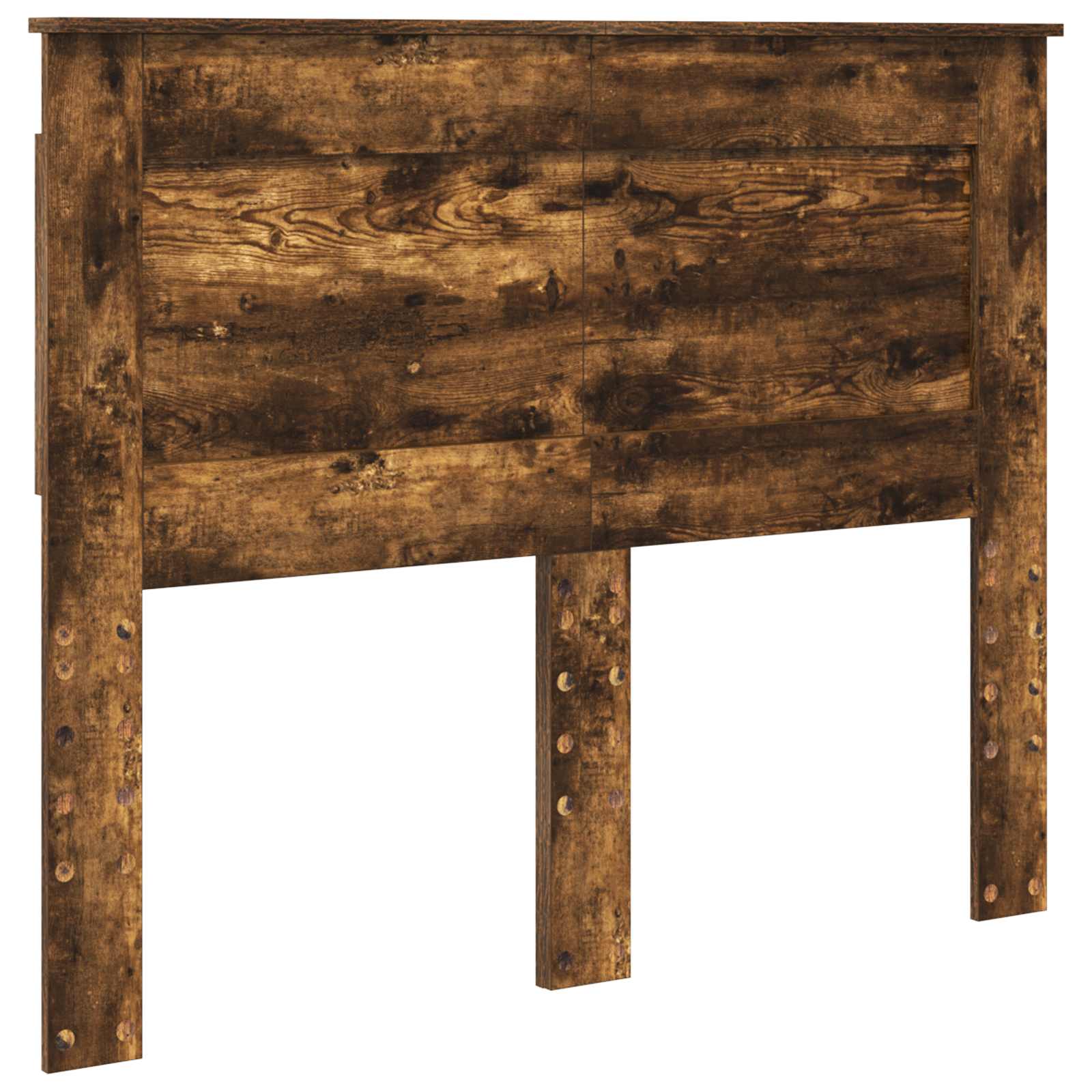 Opslag bed met lade Gerookt eiken 120 x 200 cm Bewerkt hout – afbeelding 7