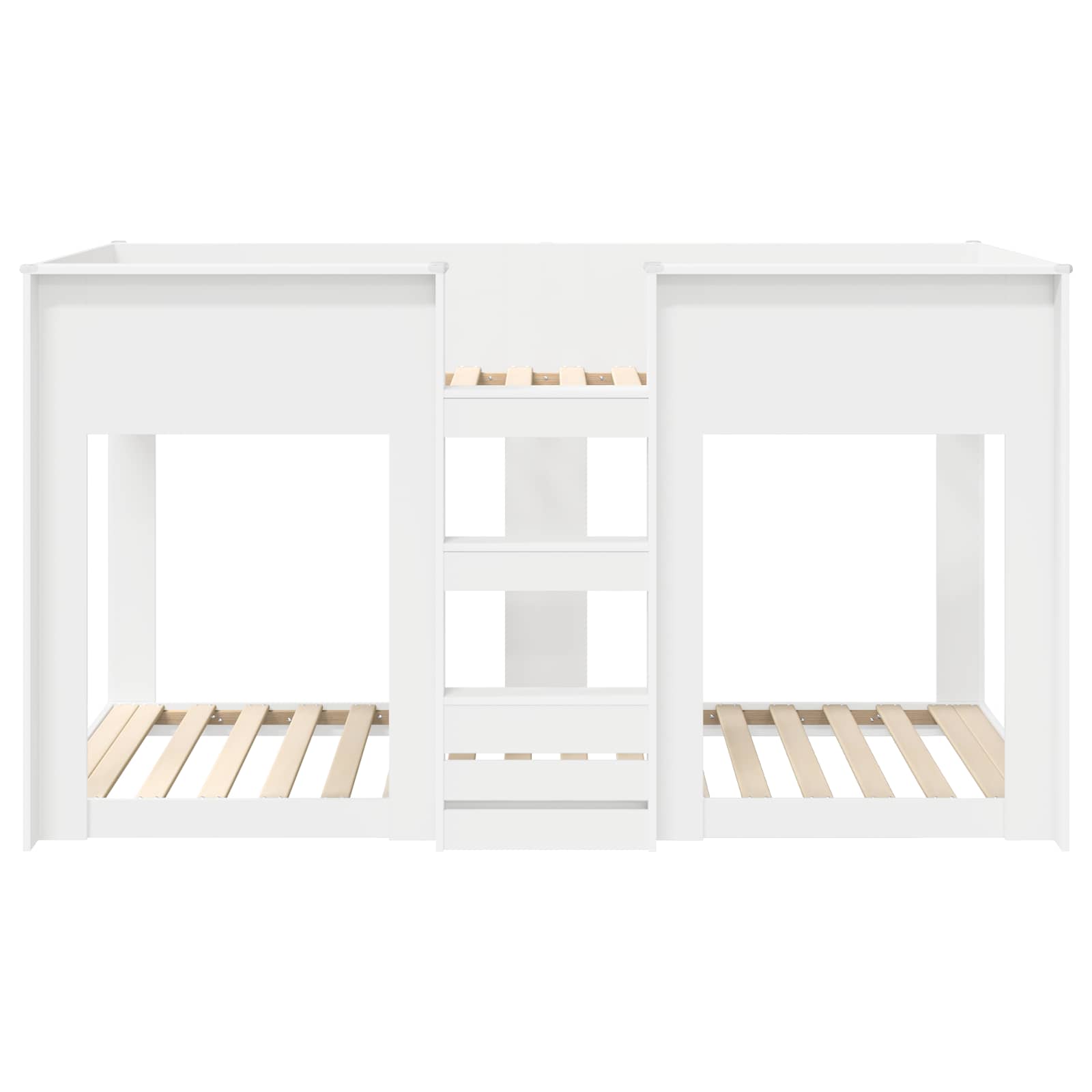 Bunk Bed voor Kinderen Wit 90 x 200 cm Bewerkt hout – afbeelding 5