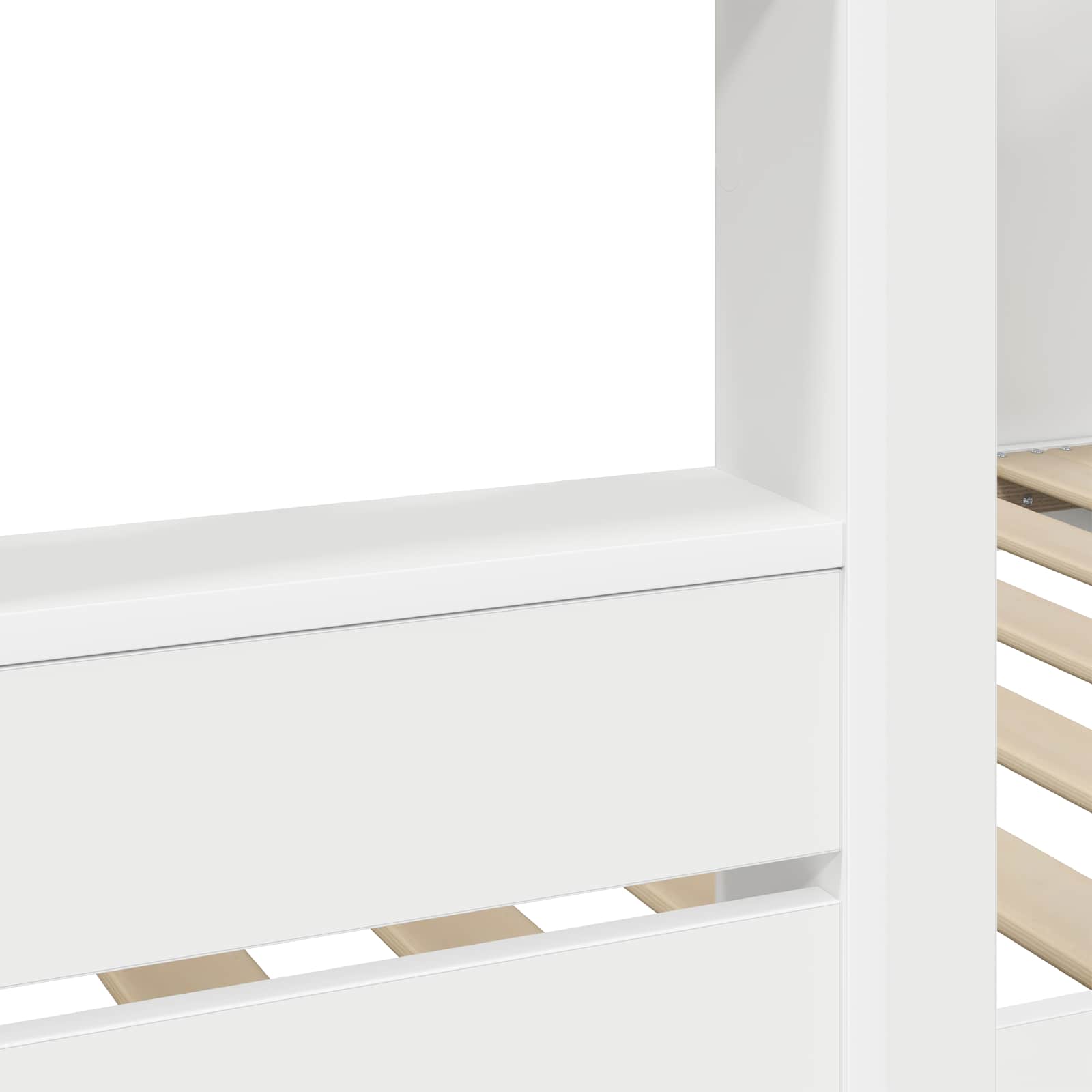 Bunk Bed voor Kinderen Wit 90 x 200 cm Bewerkt hout – afbeelding 9