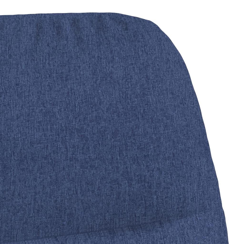 Schommelstoel stof blauw – afbeelding 6