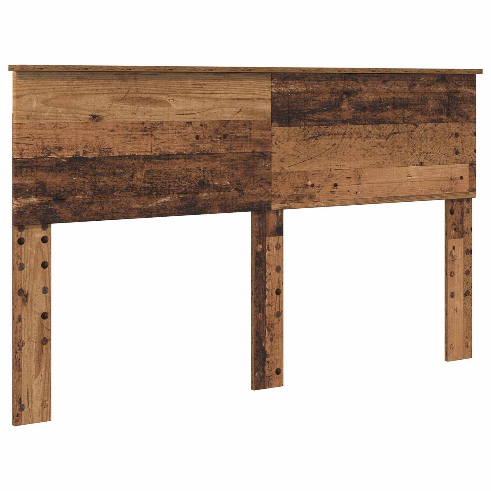 Bedframe met hoofdeinde Oudhout 150 x 200 cm Massief grenenhout – afbeelding 6