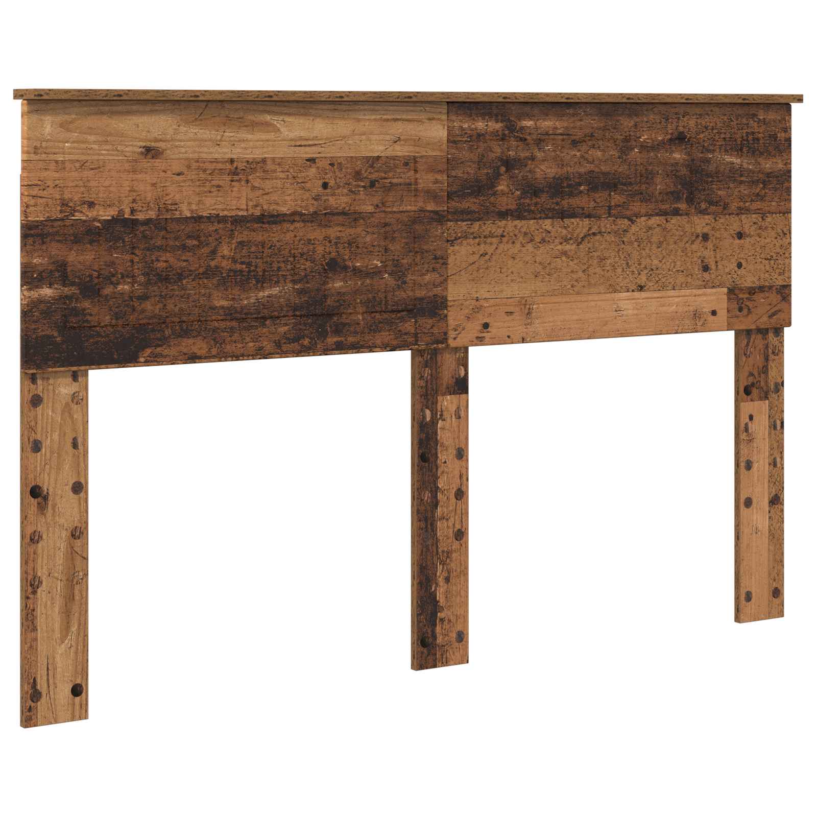 Bedframe met hoofdeinde Oudhout 140 x 200 cm Massief grenenhout – afbeelding 6