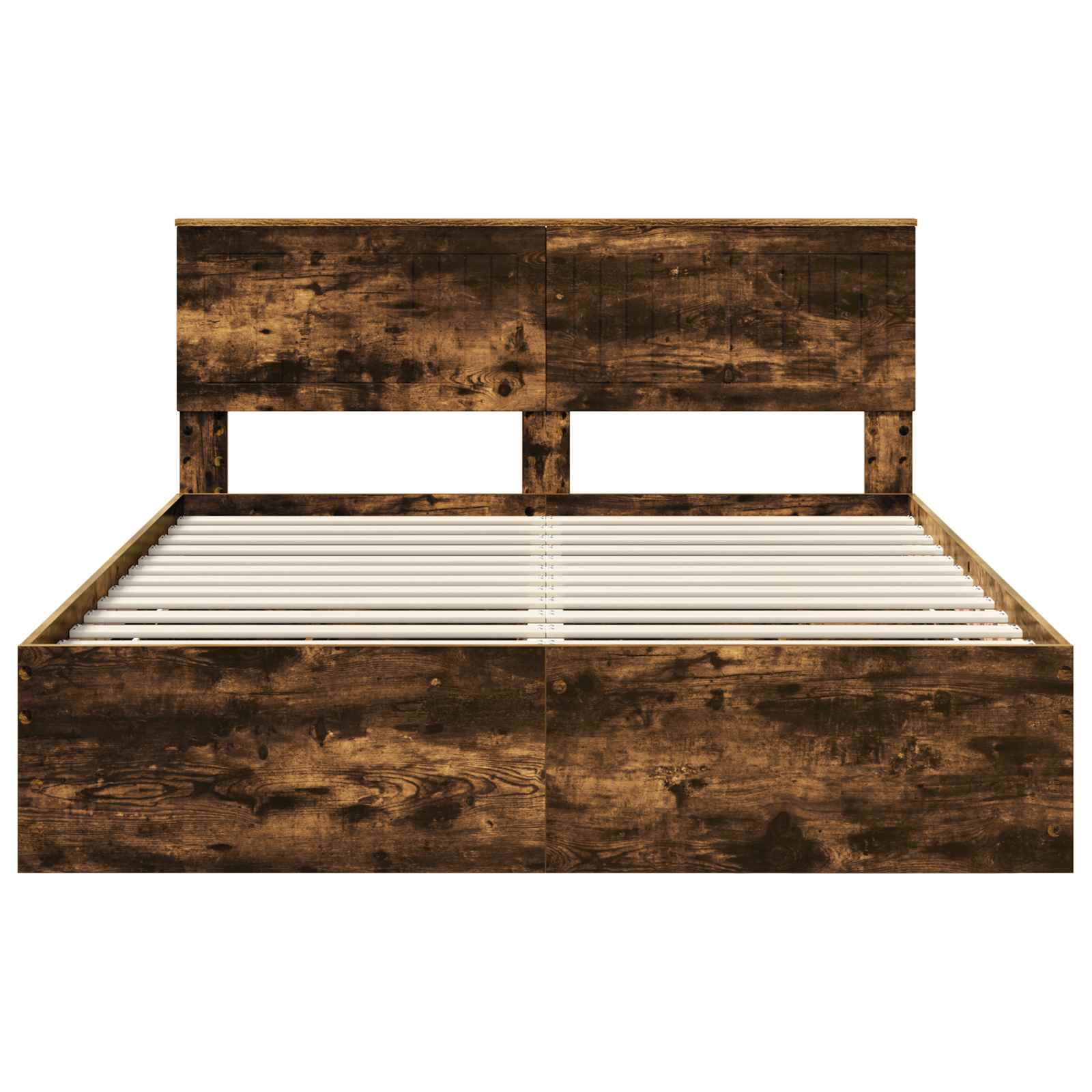 Bedframe met lade Gerookt eiken 150 x 200 cm Ingenieurshout – afbeelding 8