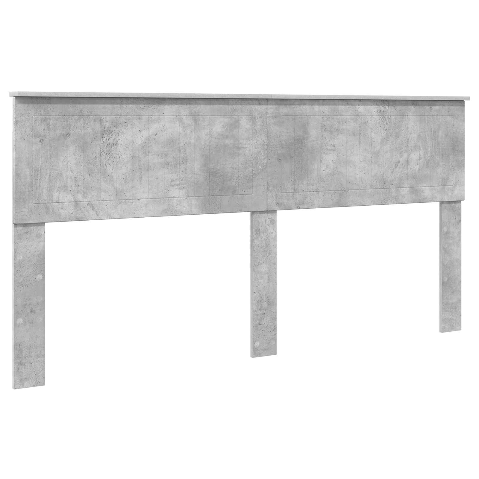 Opslag bed met hoofdeinde Beton Grijs 180 x 200 cm Bewerkt hout – afbeelding 7