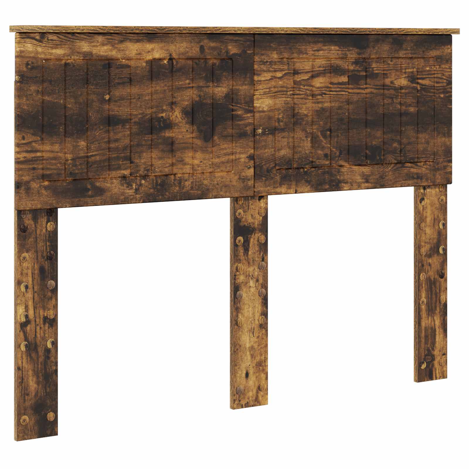 Opslag bed met lade Gerookt eiken 120 x 200 cm Bewerkt hout – afbeelding 7