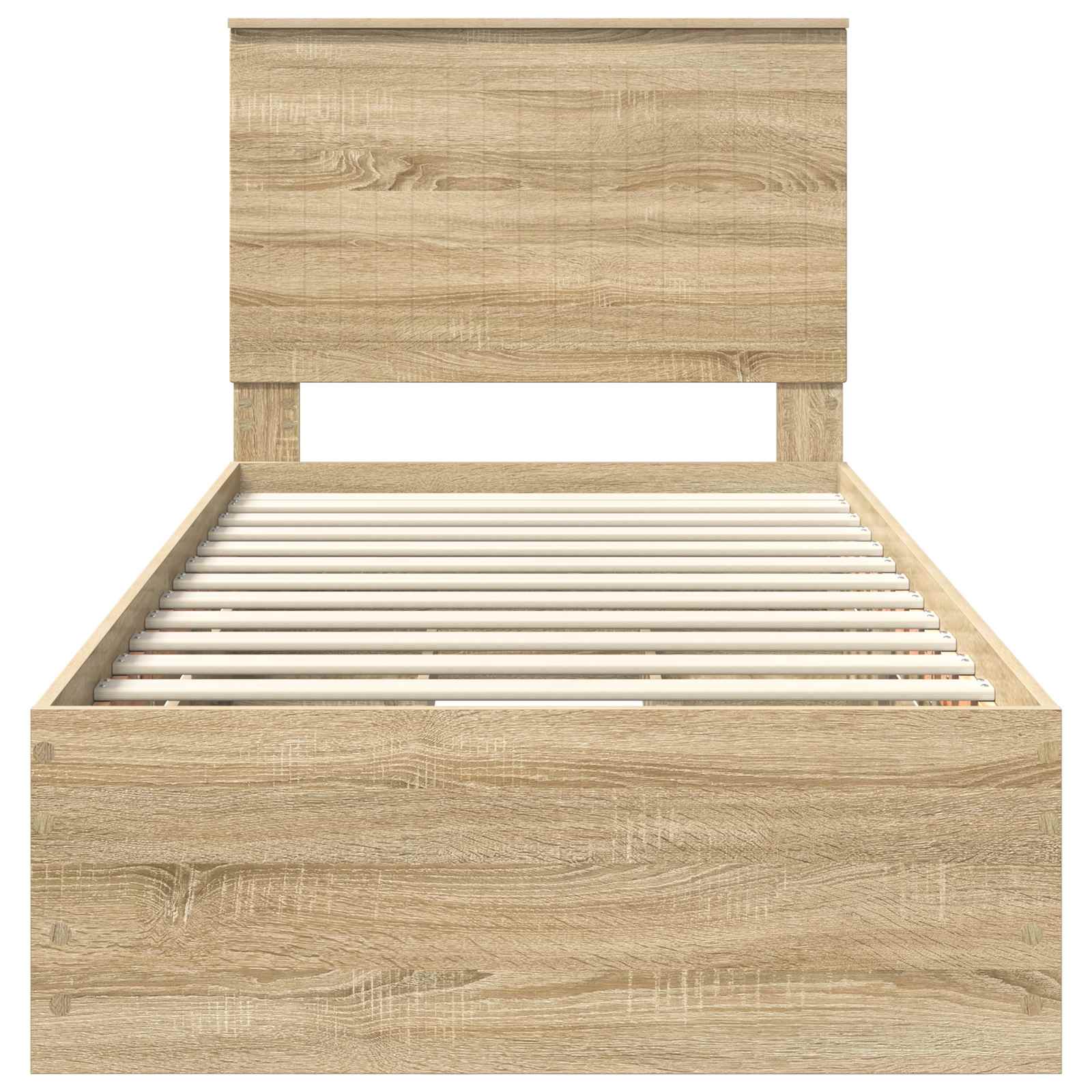 Bedframe met lade Sonoma Eiken 90 x 190 cm Ingenieurshout – afbeelding 8