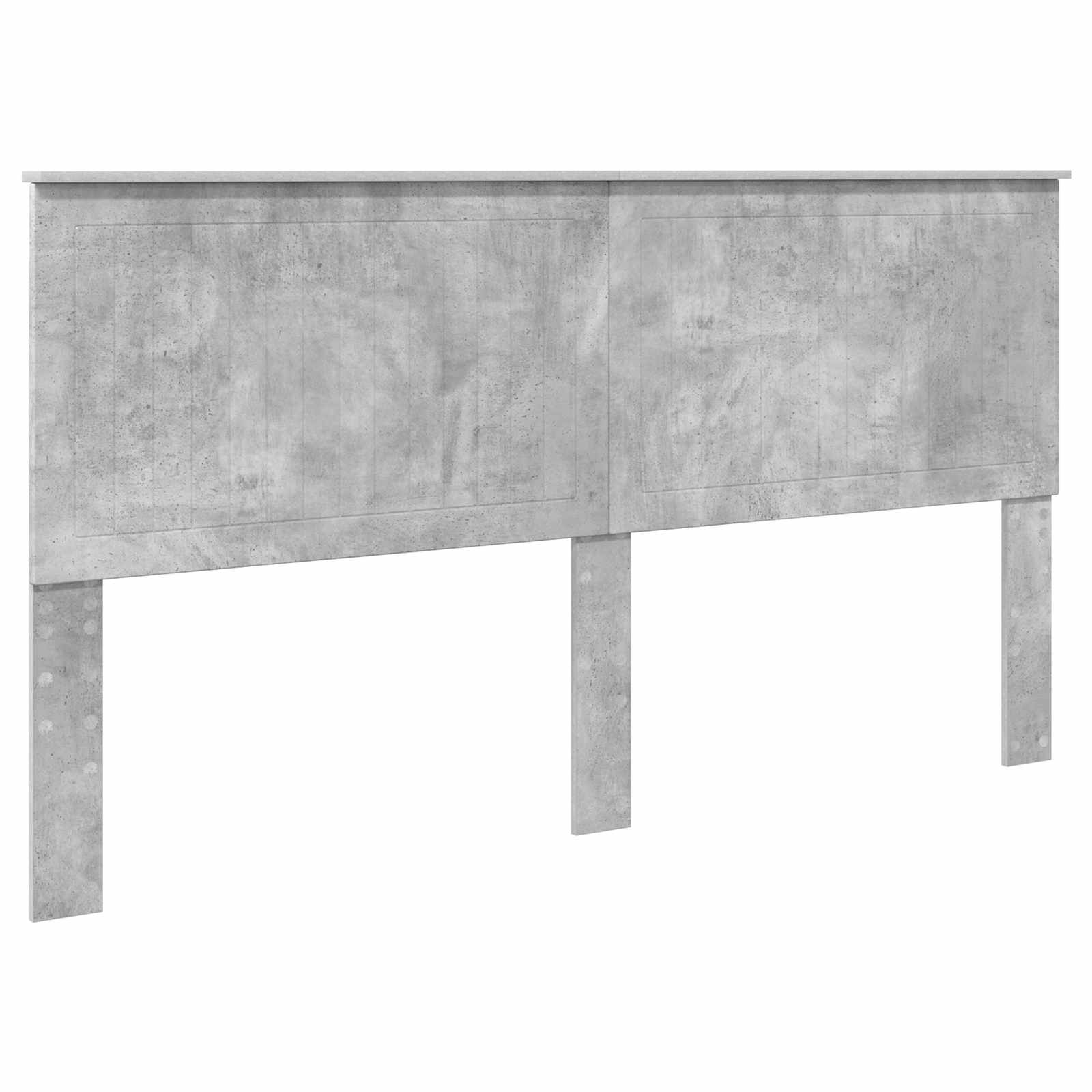 Opslag bed met hoofdeinde Beton Grijs 180 x 200 cm Bewerkt hout – afbeelding 7