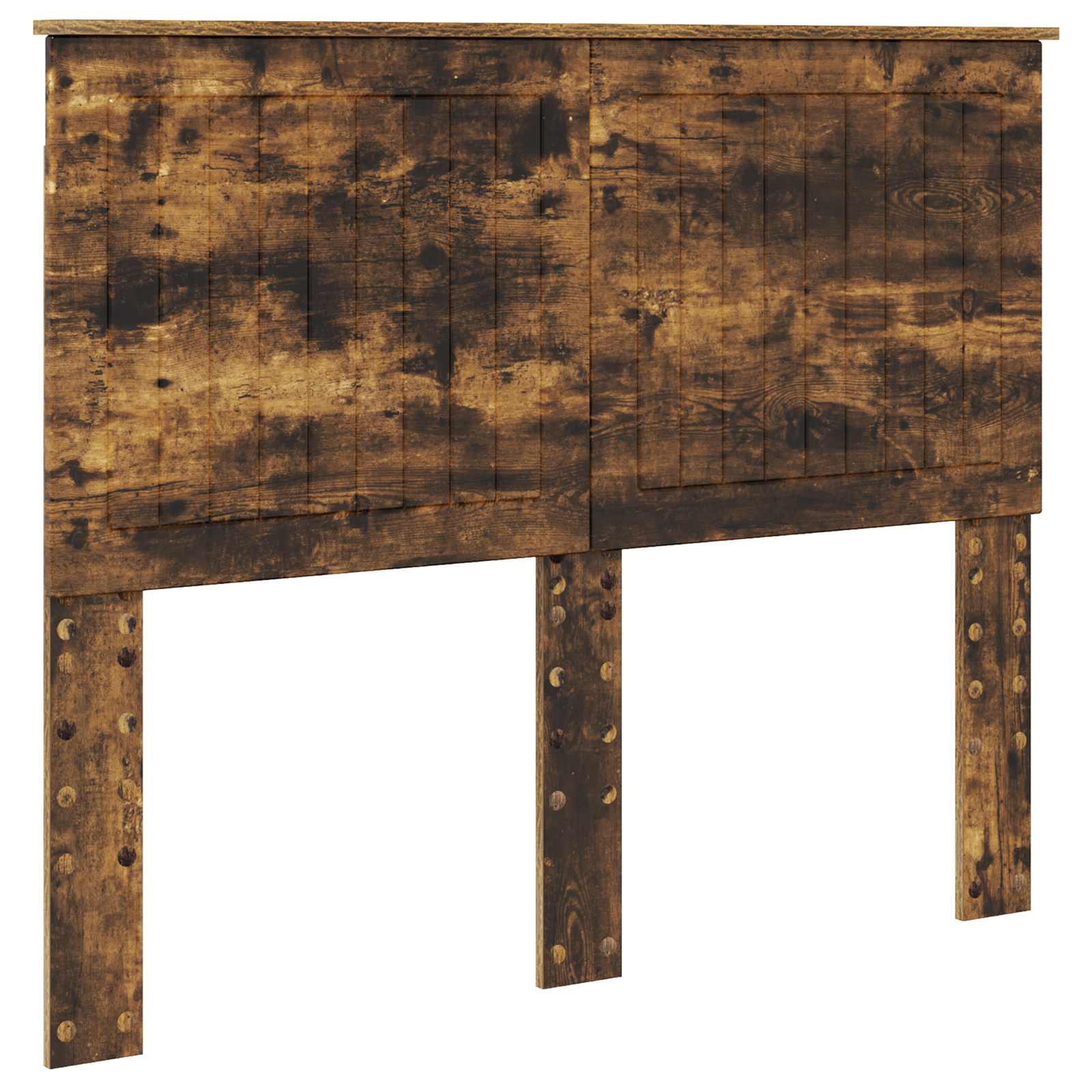 Opslag bed met lade Gerookt eiken 120 x 200 cm Bewerkt hout – afbeelding 7