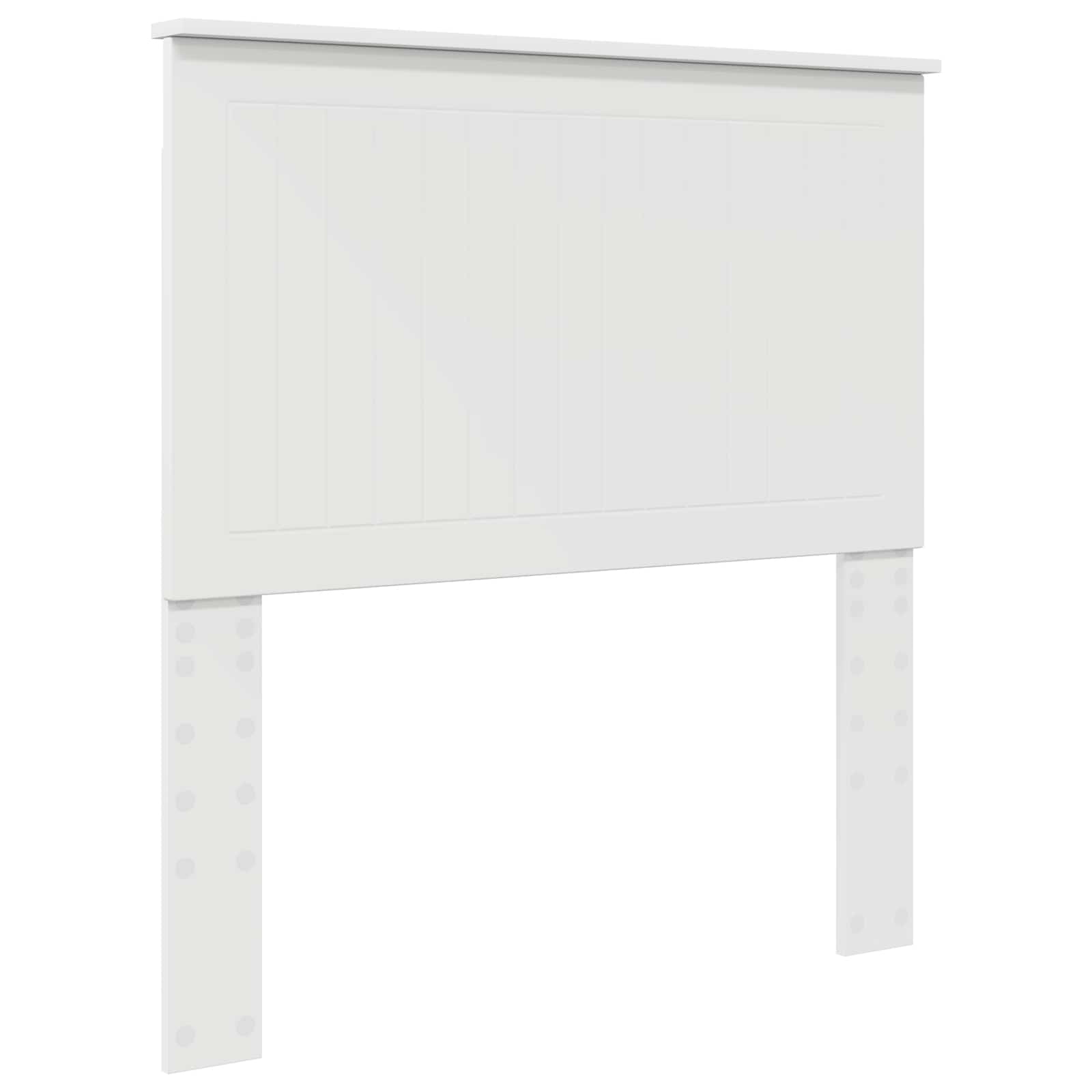 Opslag bed met hoofdeinde met lade Wit 90 x 190 cm Bewerkt hout – afbeelding 7