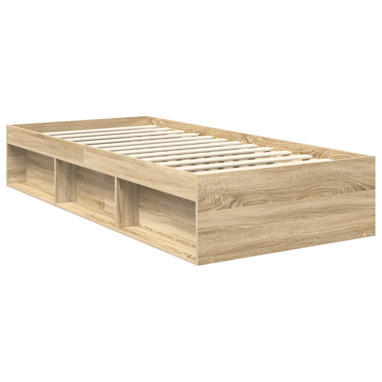 Bedframe met hoofdeinde Sonoma 90 x 190 cm Massief grenenhout – afbeelding 5