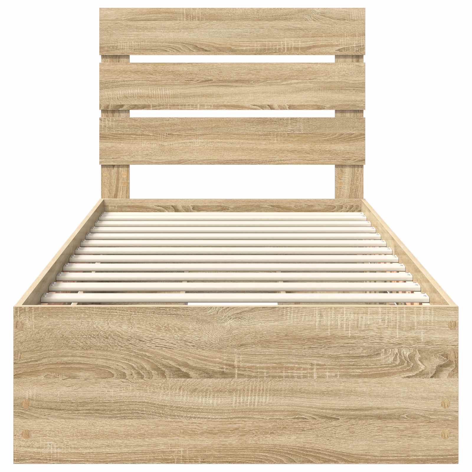 Bedframe met lade Sonoma Eiken 90 x 190 cm Ingenieurshout – afbeelding 8