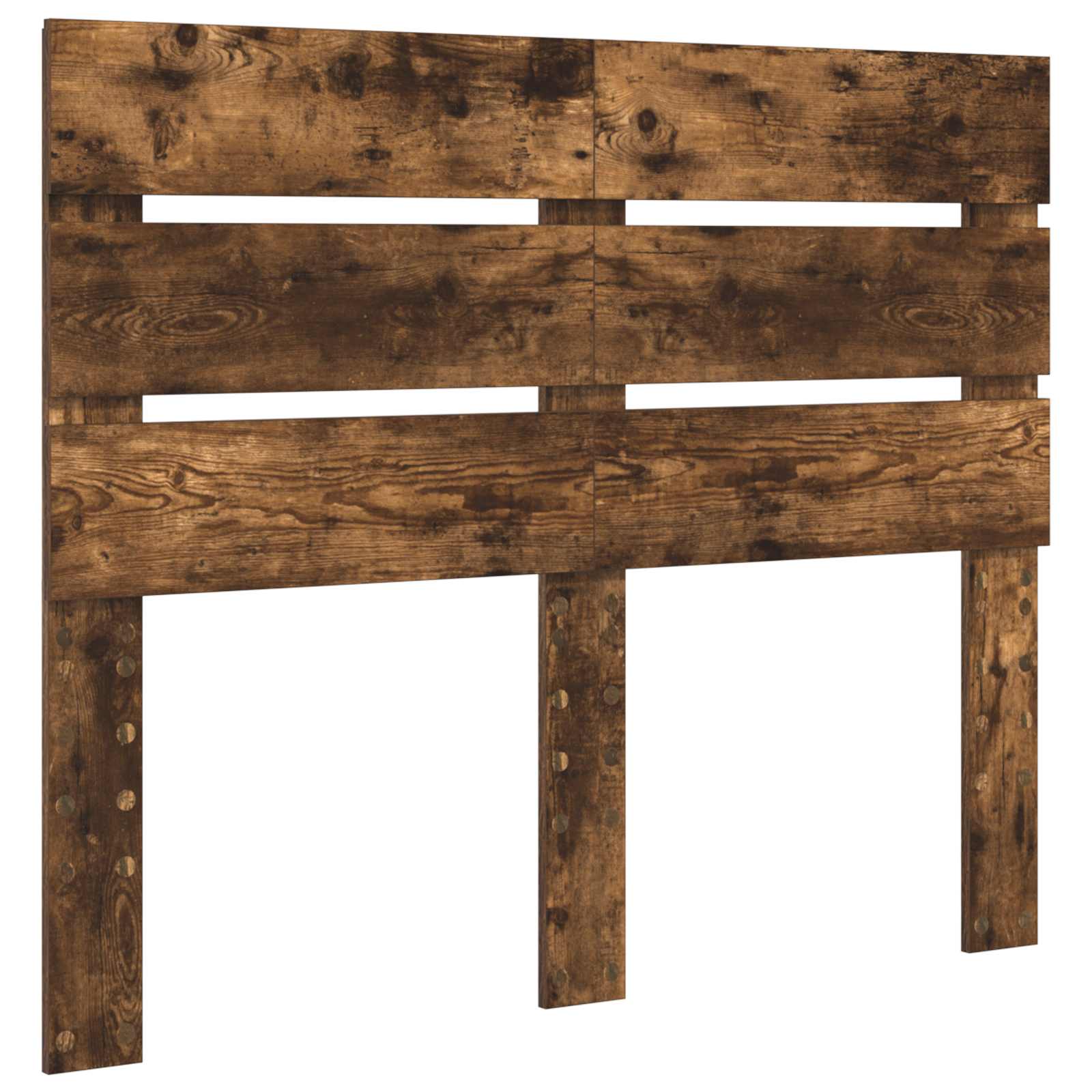 Opslag bed met lade Gerookt eiken 120 x 200 cm Bewerkt hout – afbeelding 7