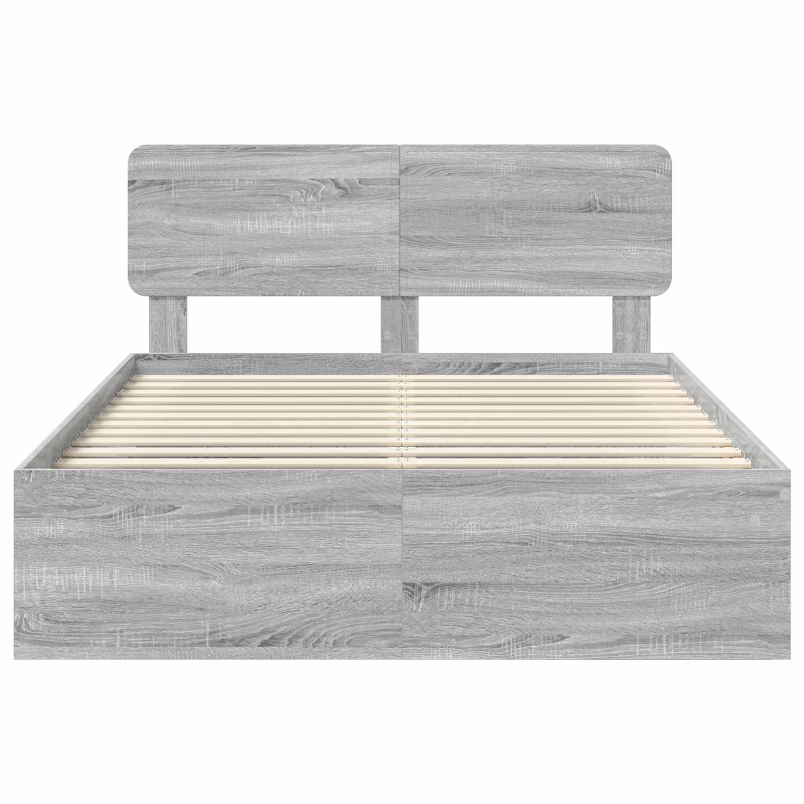 Bedframe Grijs Sonoma 160 x 200 cm Massief grenenhout – afbeelding 7