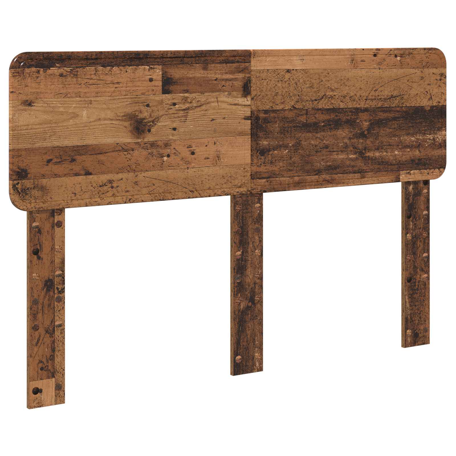 Bedframe met hoofdeinde Oudhout 140 x 200 cm Massief grenenhout – afbeelding 6