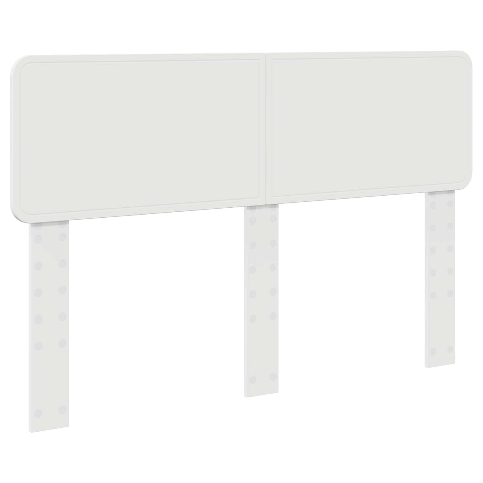 Bedframe met hoofdeinde met lade Wit 150 x 200 cm Bewerkt hout – afbeelding 6