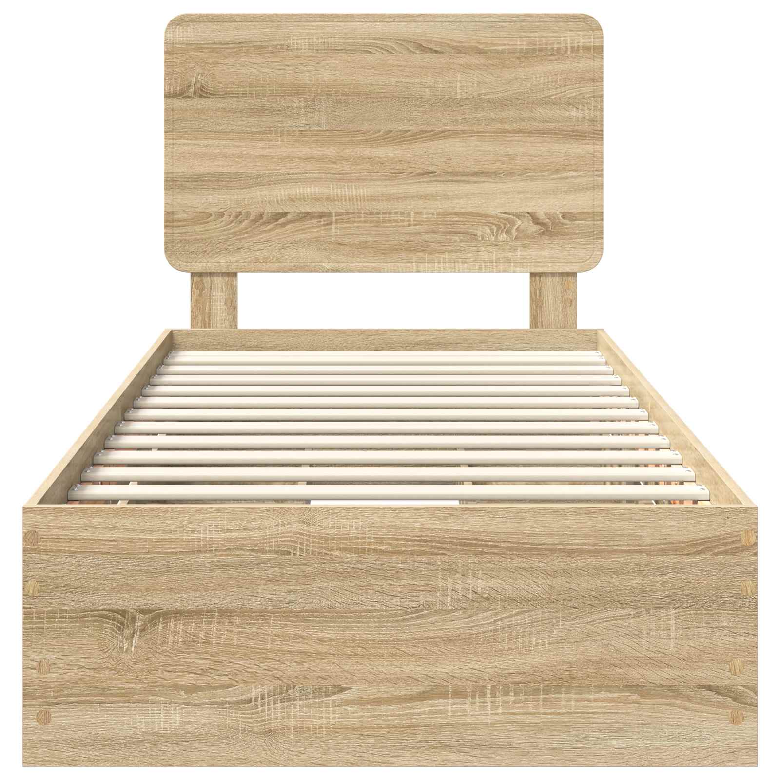 Bedframe met lade Sonoma Eiken 90 x 190 cm Ingenieurshout – afbeelding 8