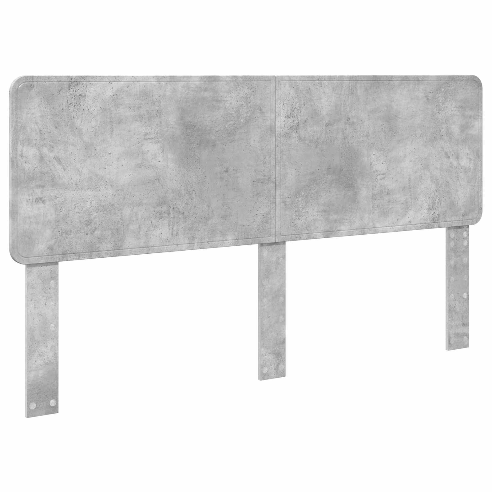 Opslag bed met hoofdeinde Beton Grijs 180 x 200 cm Bewerkt hout – afbeelding 7